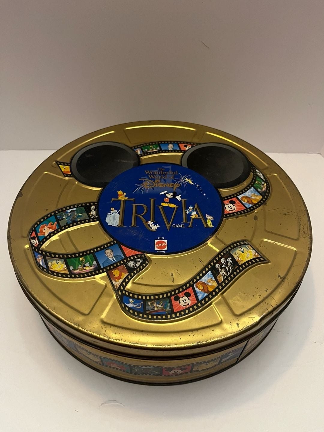 1997 The Wonderful World of Disney Trivia Game in Collector Tin by Mattel