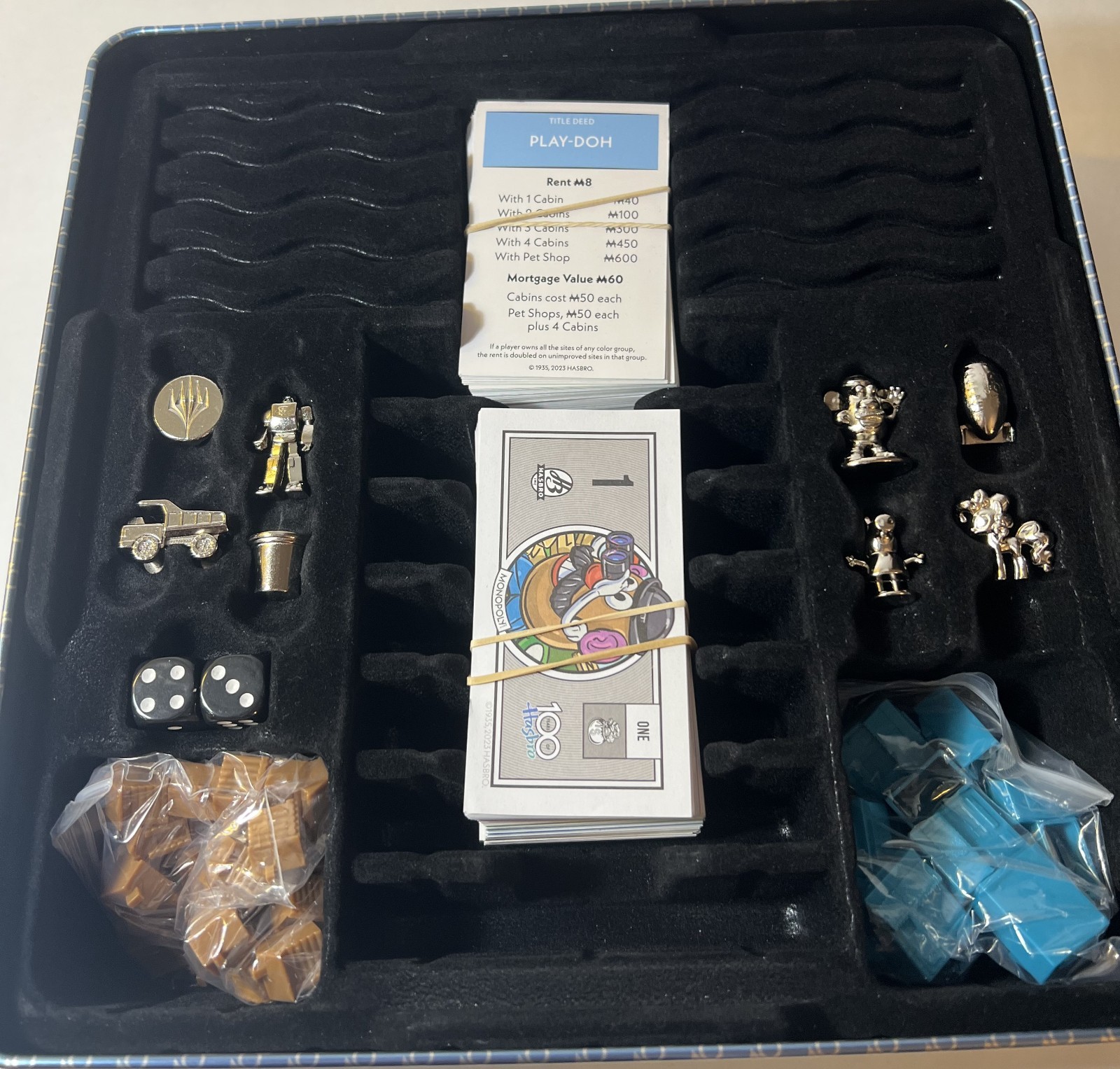 WS Game Company Monopoly Hasbro 100th Anniversary Edition Collectible Tin