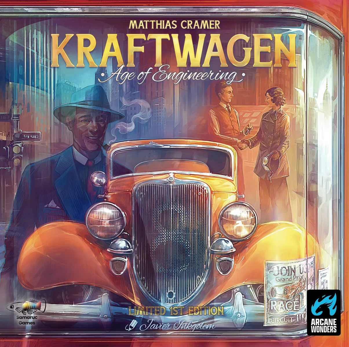 Kraftwagen: Age of Engineering Board Game 2 To 4 Players Arcane Wonders NIS