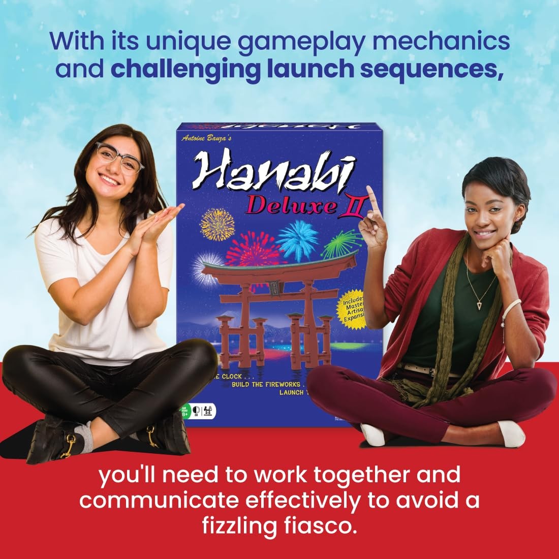 R&R Games Rr Games Hanabi Deluxe Ii Strategy Game Rrg871