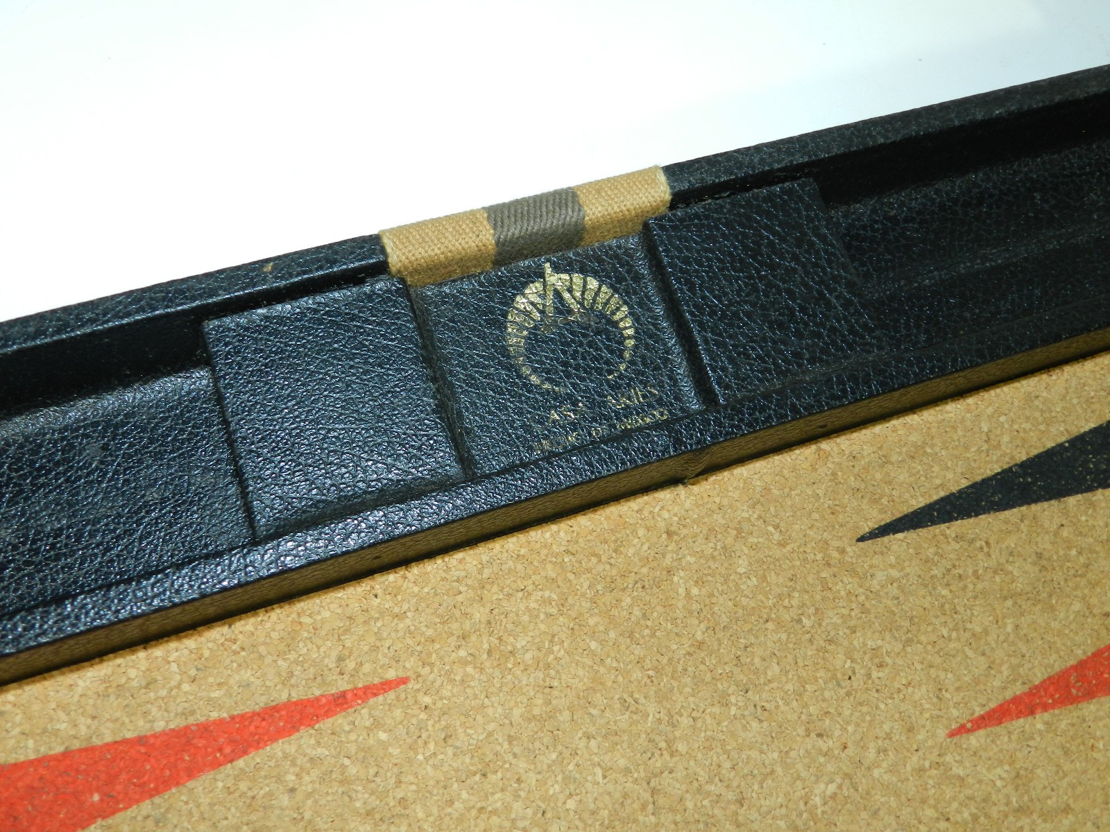 Vintage Tournament Backgammon Board Set 1.75″ x 3/8″