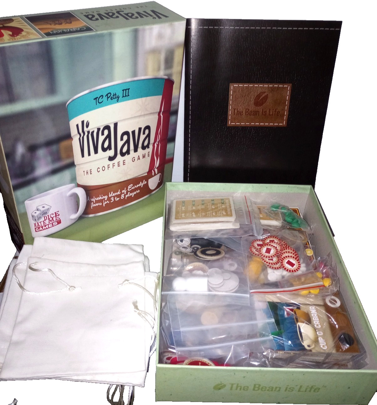 Viva Java The Coffee Game – By Dice Hate Me Games – 100% Complete – Very Good