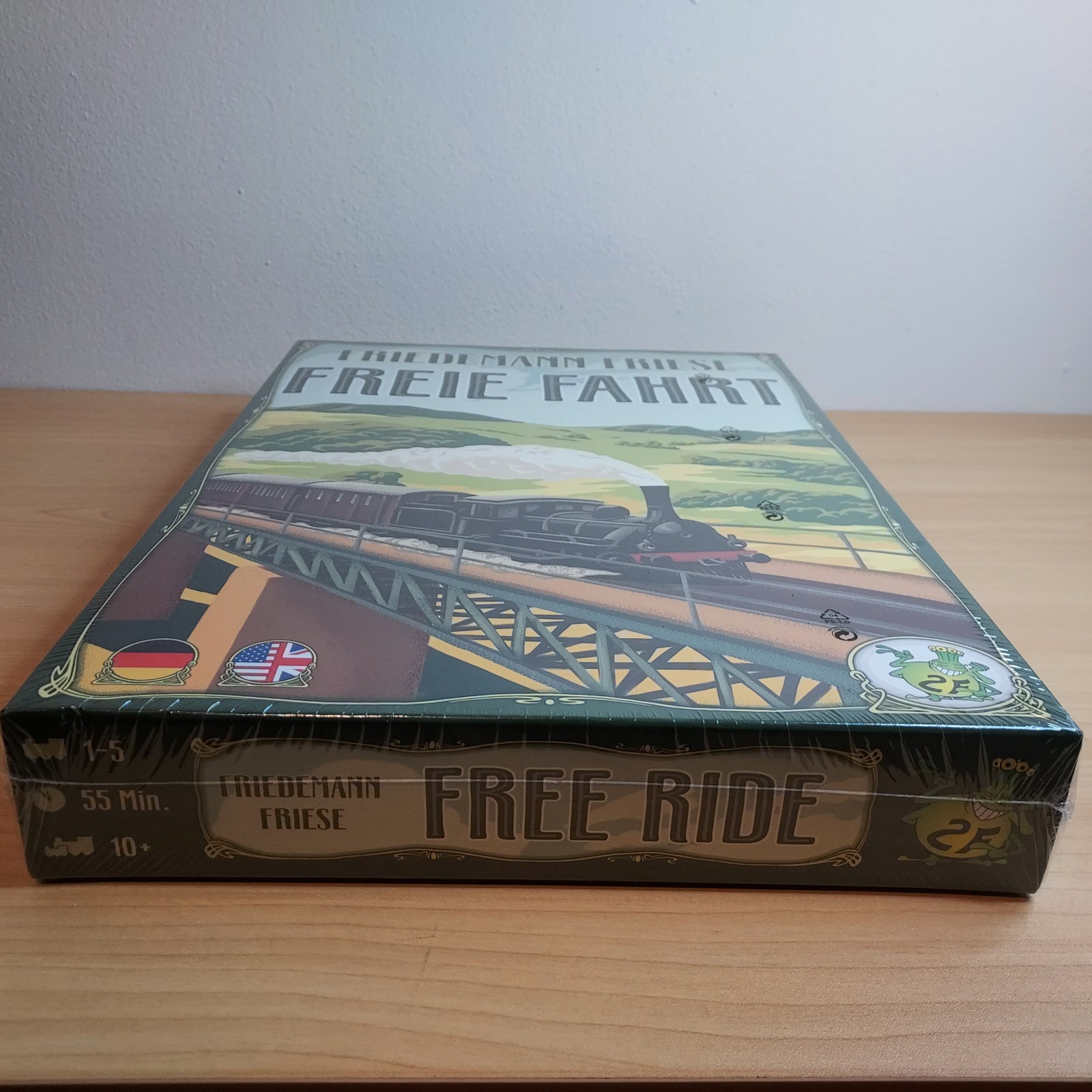 Free Ride USA – Railroad Development Strategy Board Game, 1950 Rio Grande Games