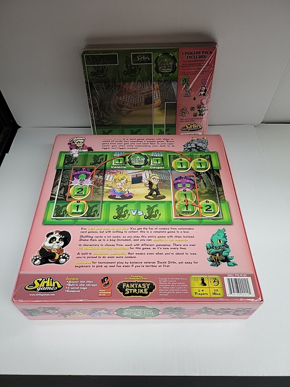 Puzzle Strike: Bag of Chips and upgrade pack by Sirlin games Used Complete
