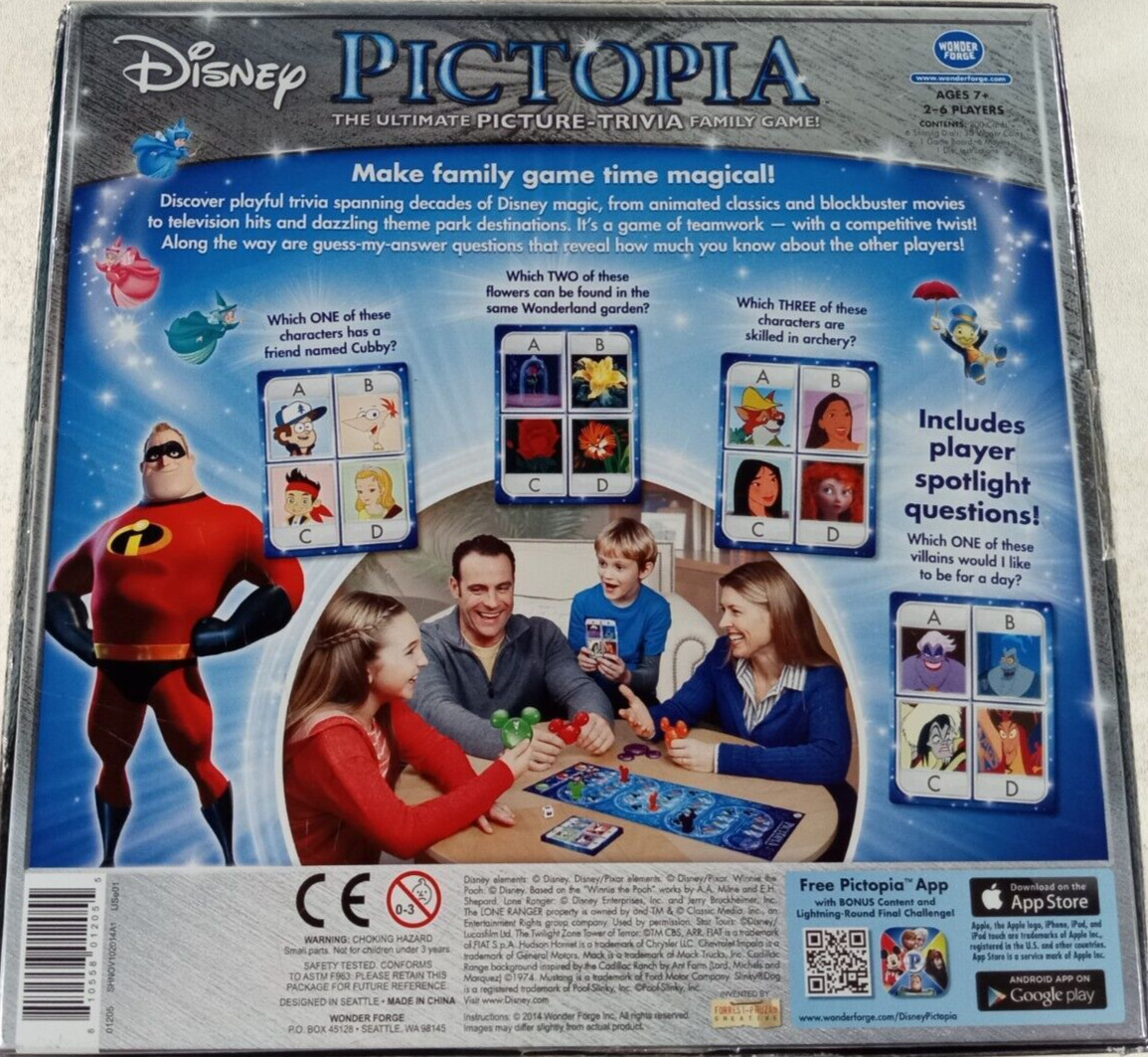 Pictopi Picture Trivia Game 1000 Questions Disney Edition