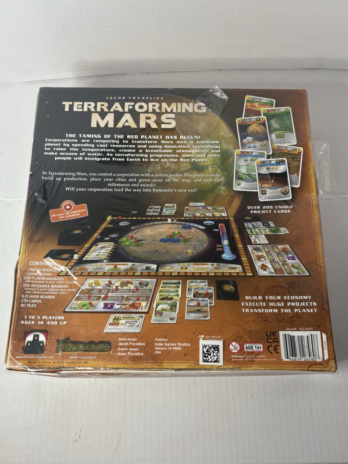 Brand newIndie Boards and Cards Terraforming Mars Board Game By Stronghold Games