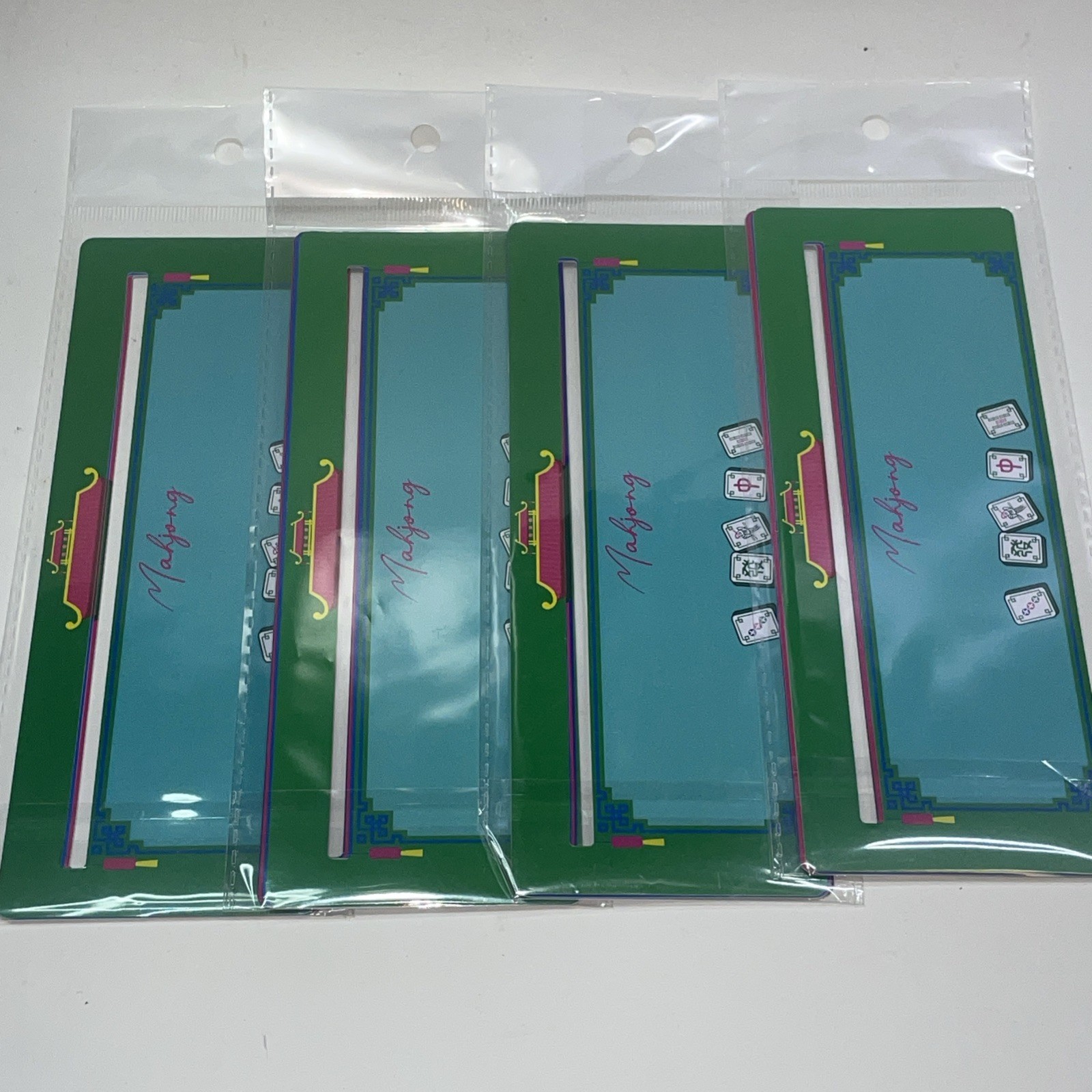Lot Of 4 (16 Pcs Total) Mahjong Line Finder for Mahjong Cards Mahjong Card Guide