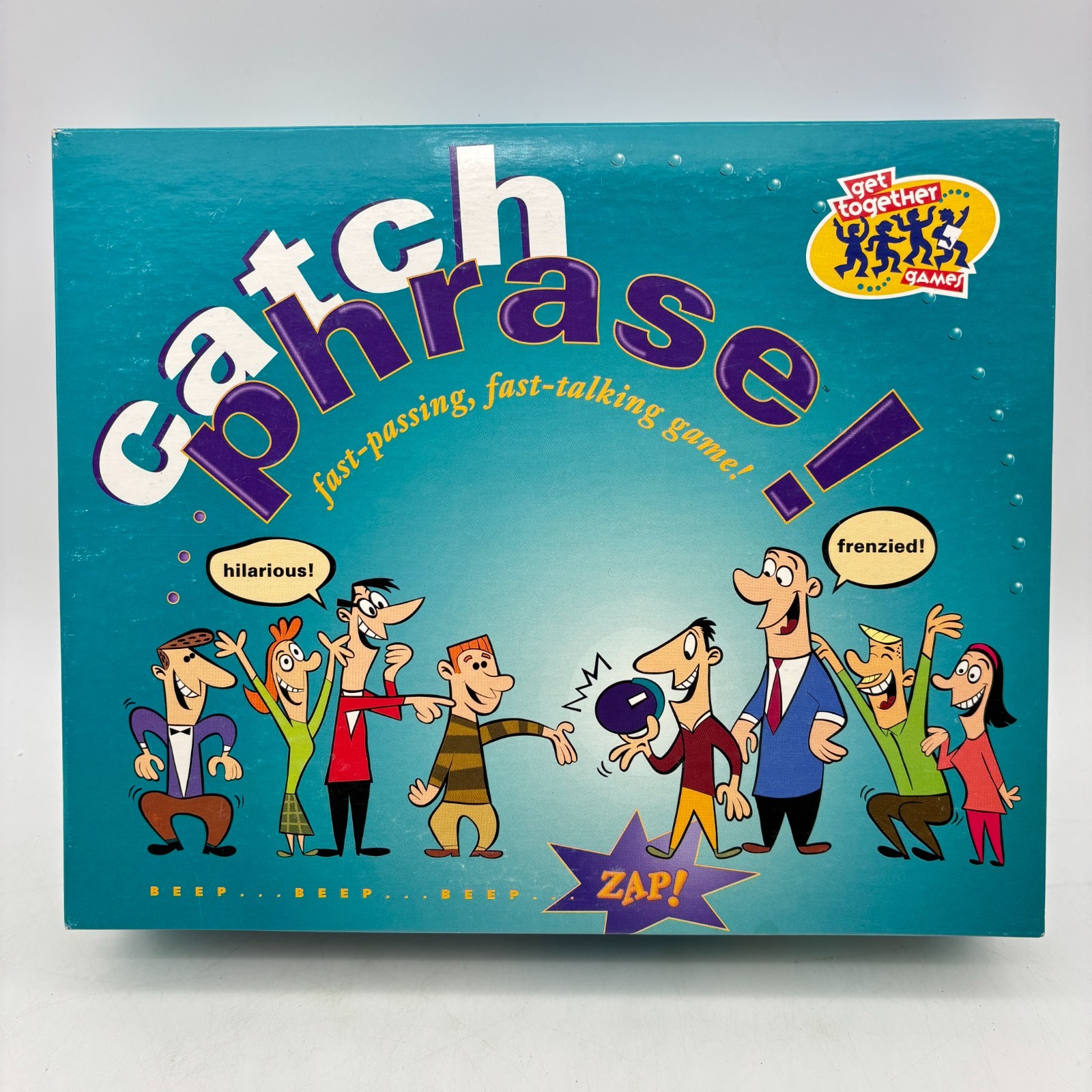 VINTAGE Catch Phrase Game COMPLETE WORKS Parker Brothers 1994 90s Words