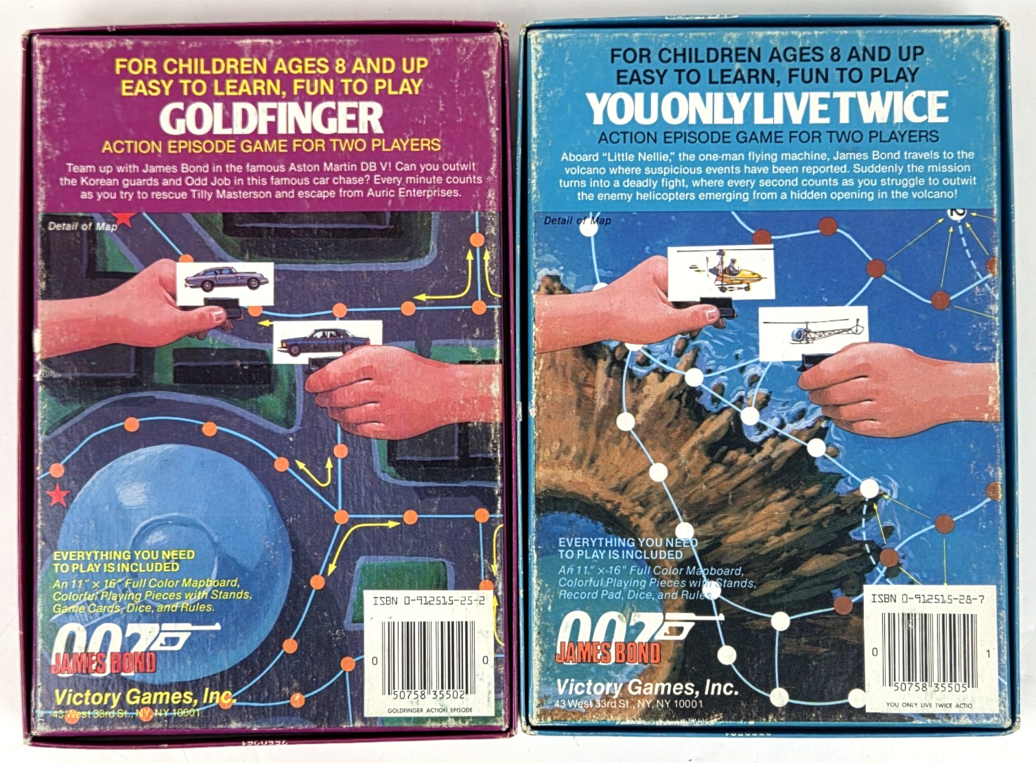James Bond 007 Goldfinger & You Only Live Twice Action Episode Victory Box Lot 2