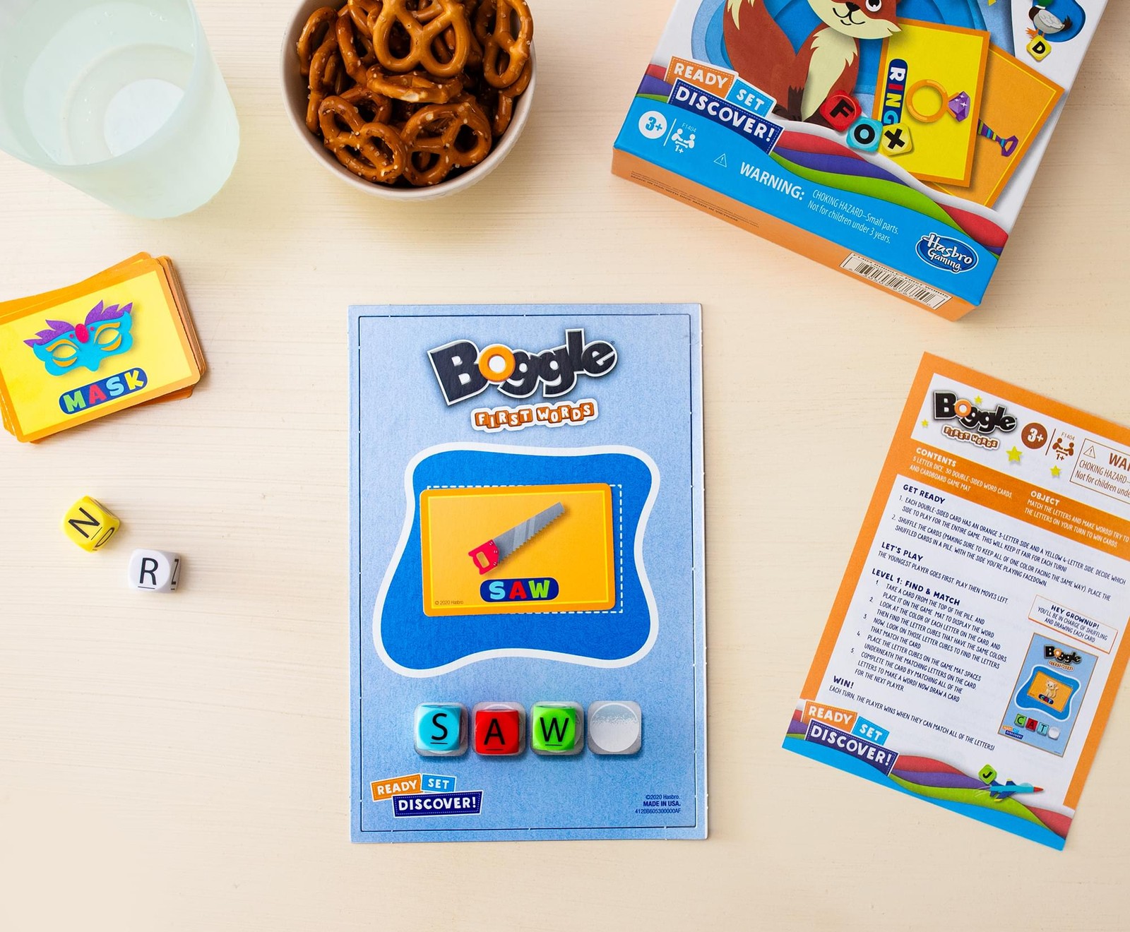 Boggle First Words Kid’s Matching Card Game