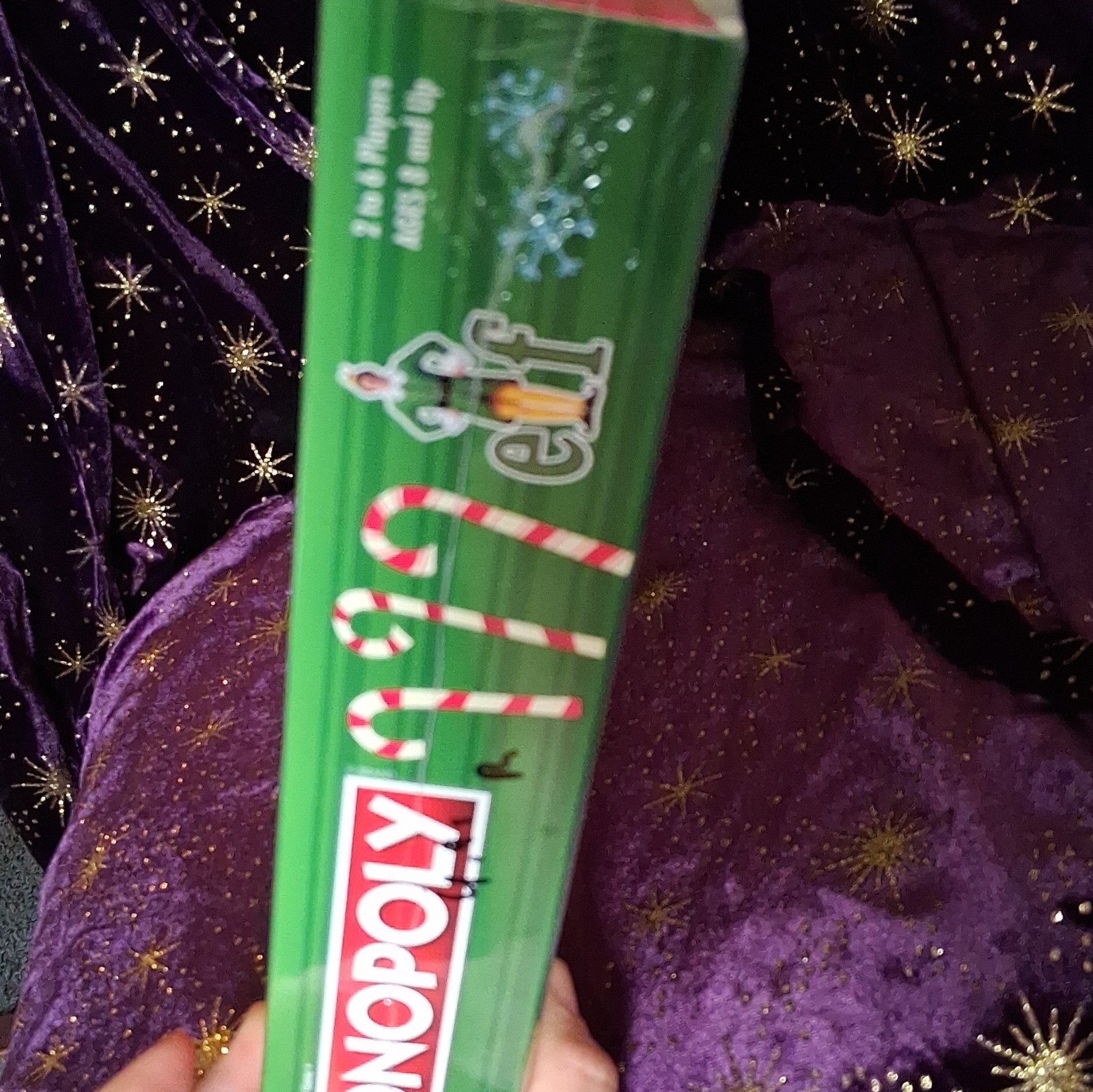 Hasbro Monopoly Elf Holiday Edition Board Game, Ages 8+ 2-6 Players