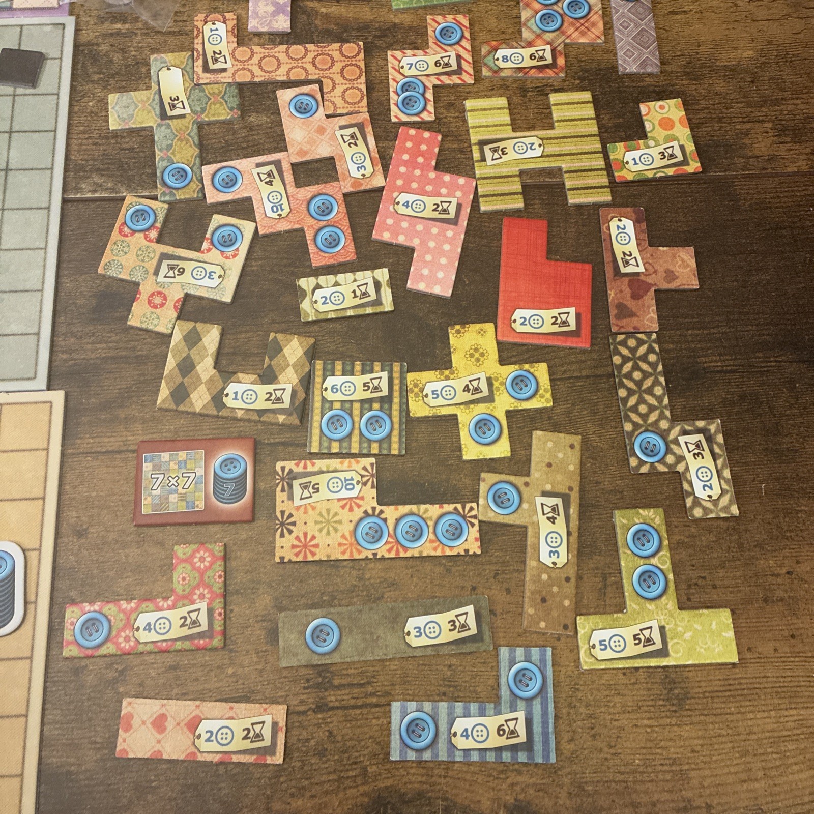 Patchwork Board Game By Uwe Rosenberg 2018 Lookout Games CIB Complete