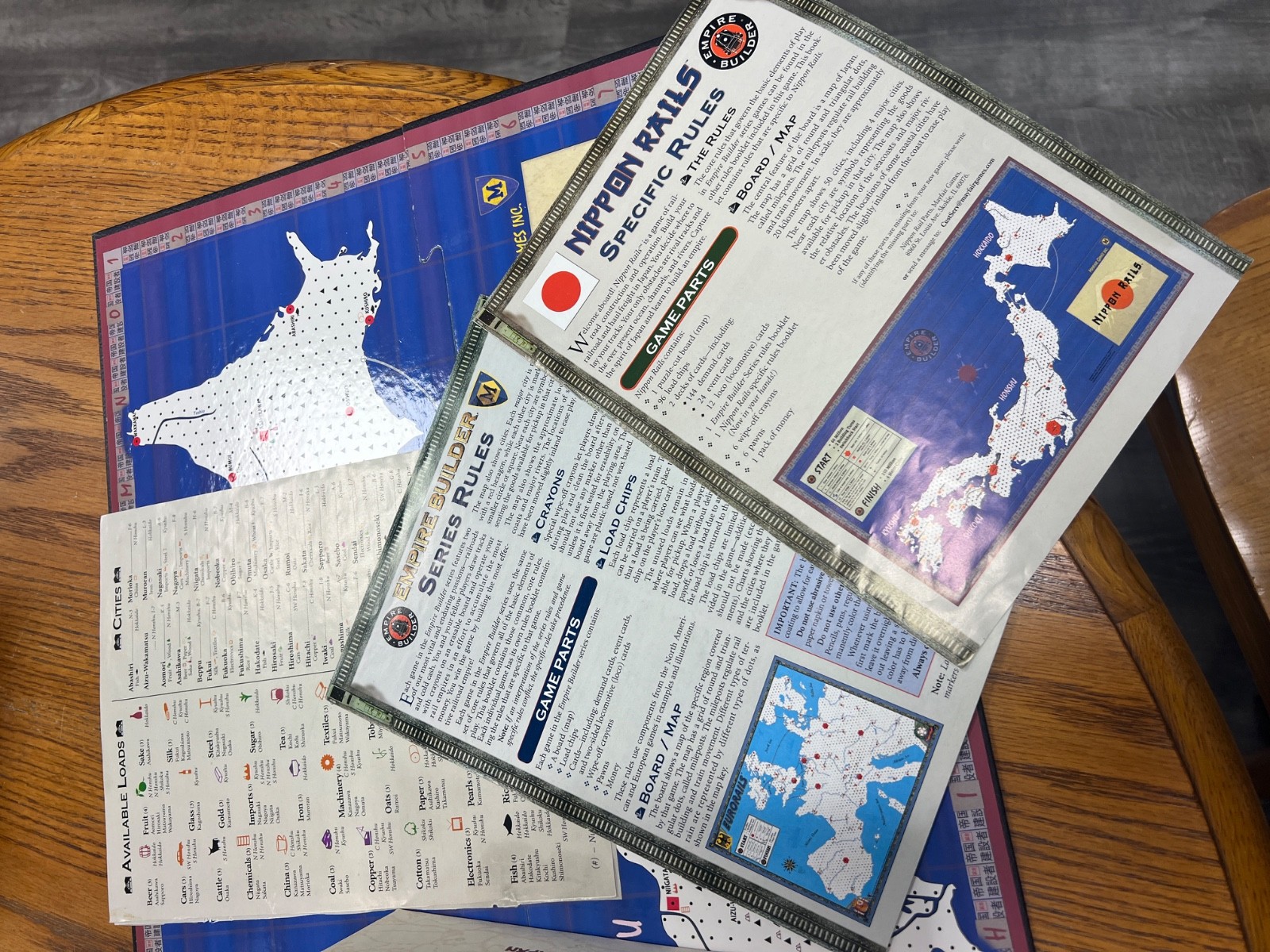Nippon Rails board game -epic railroading in Japan