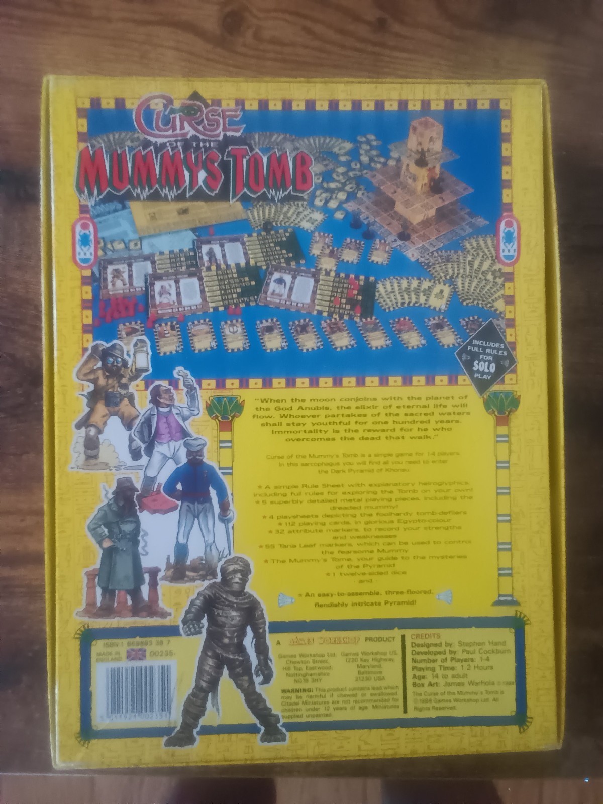 Games Workshop Curse of the Mummys Tomb. Mint Box!