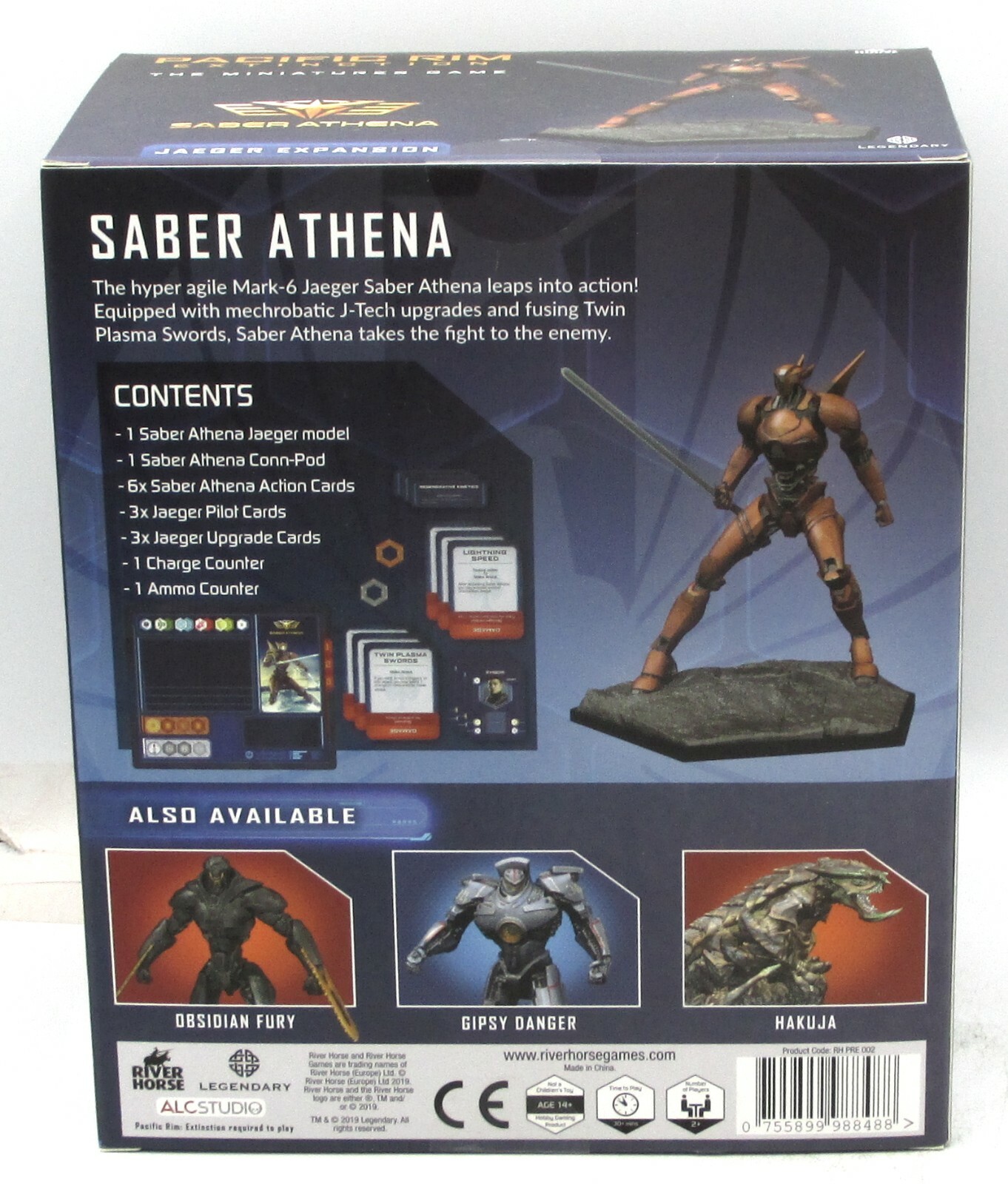 Pacific Rim Extinction RH_PRE_002 Saber Athena (Jaegar Expansion) Mark-6 Mech