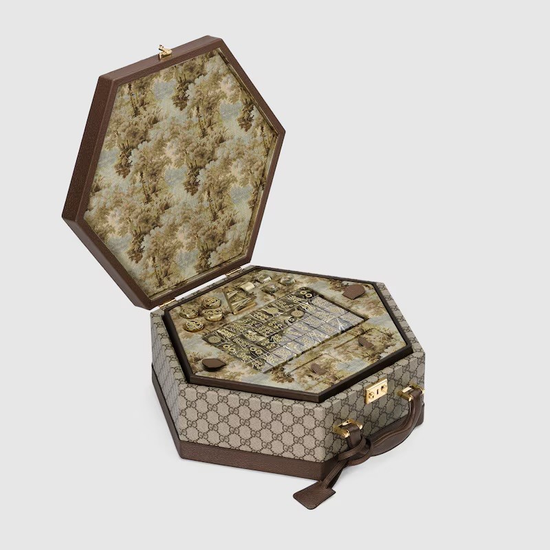 Gucci DECORATIVE MAHJONG SET WITH WEB Rare Collectible Gaming Set MSRP $23000