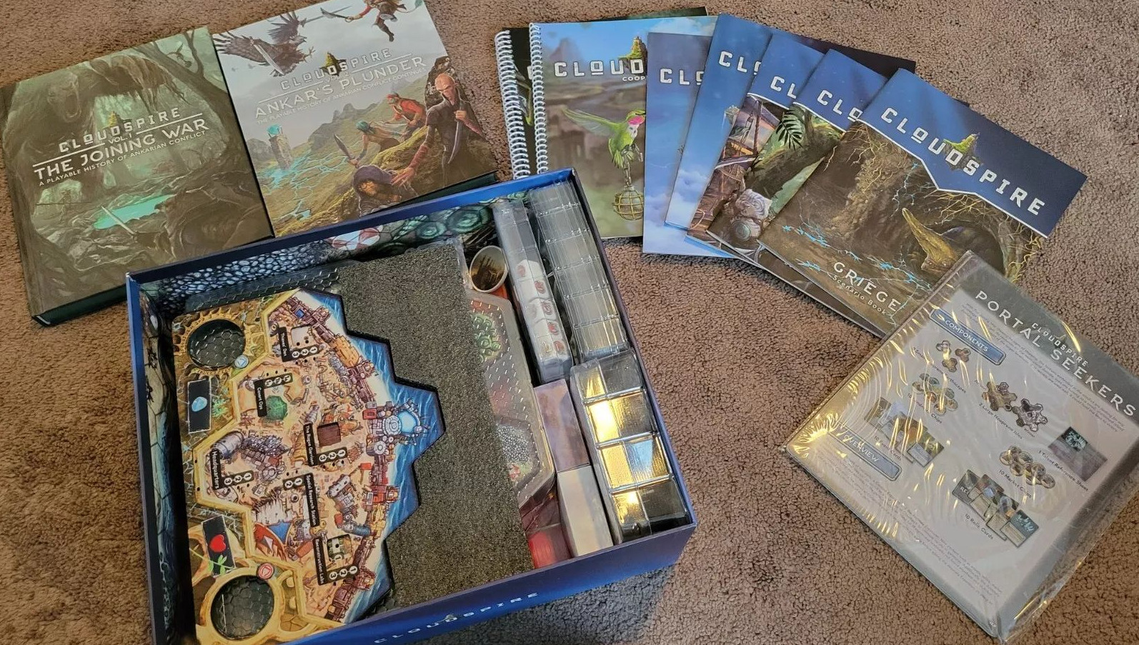 Chip Theory Games – CLOUDSPIRE – Board Game – All Content