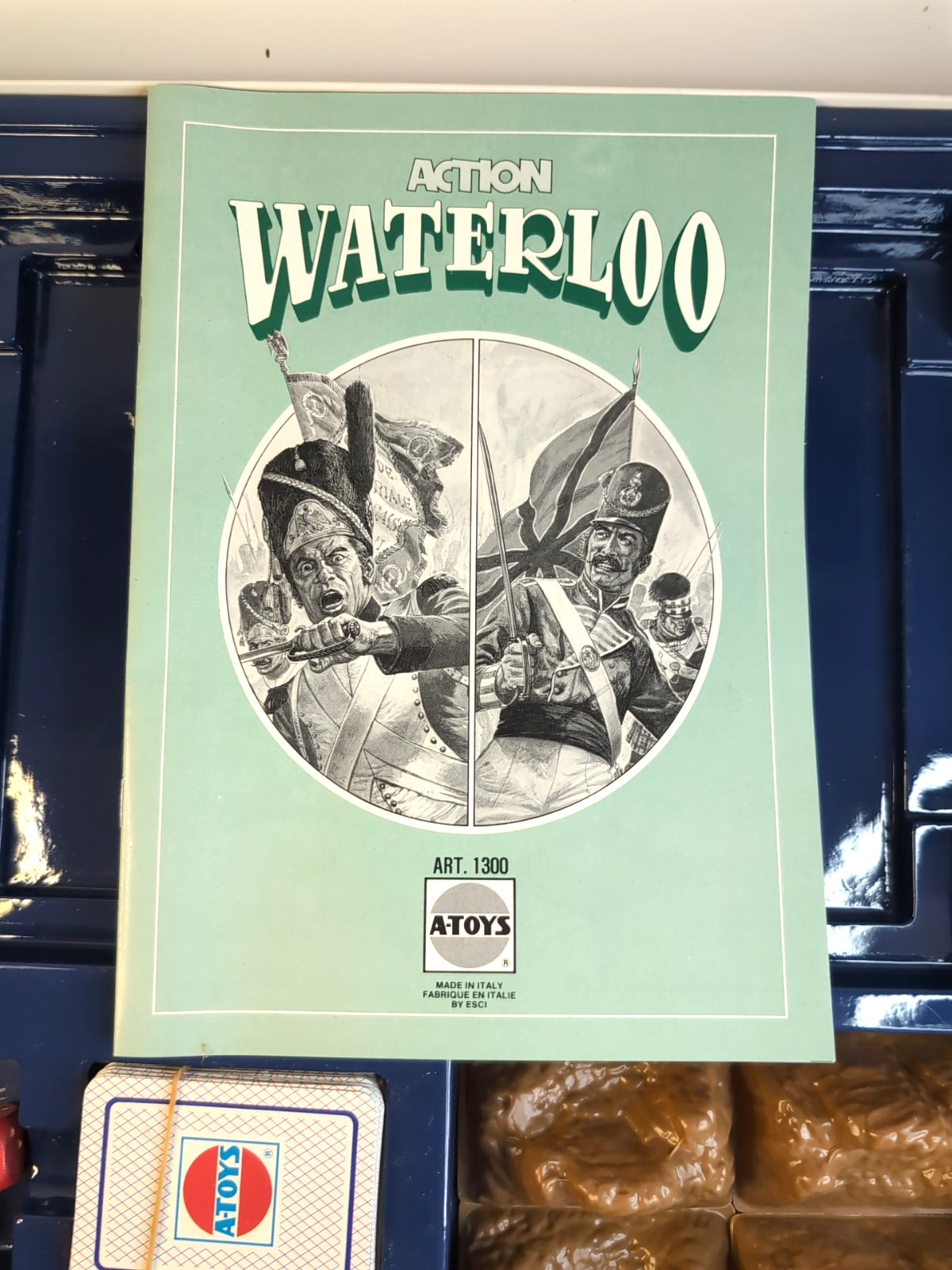 A-TOYS – Action WATERLOO “The Battle Of Waterloo” Board Game W/ Miniatures #1300