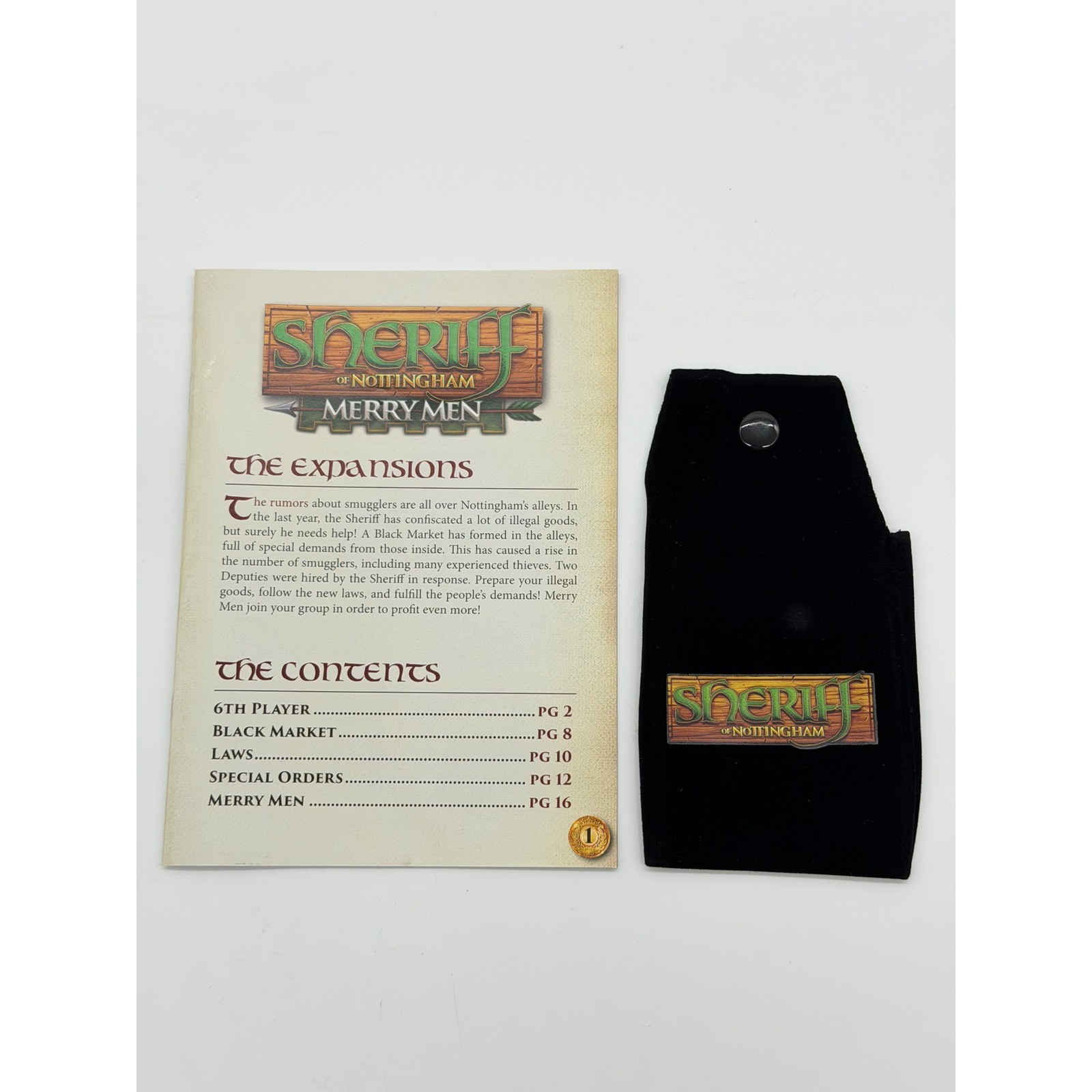 Arcane Wonders Sheriff Of Nottingham Board Game Merry Men Expansion Bundle Set