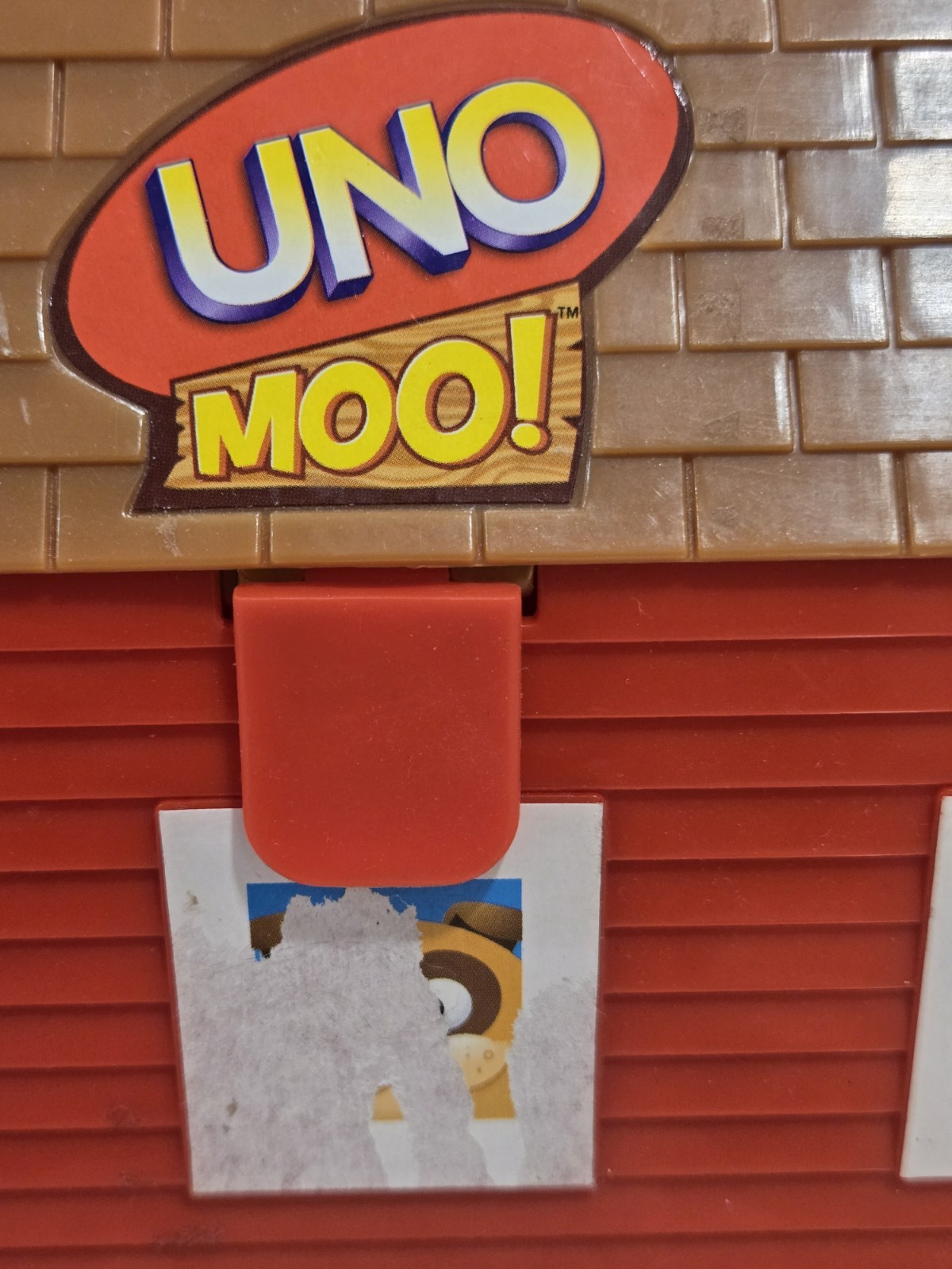 Uno Moo All Animals and Farmers No Hay Mattel 2008 Children’s Game