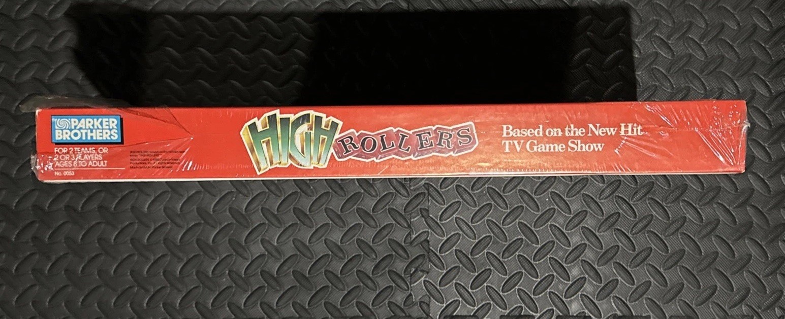 Vintage 1988 High Rollers TV Game Show Board Game Parker Brothers sealed