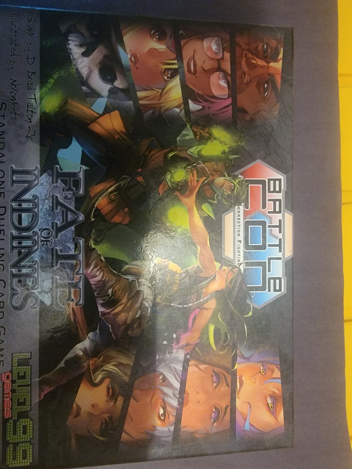 BattleCON Fate of Indines Complete Board Game Level 99 Games Used 2 Playe