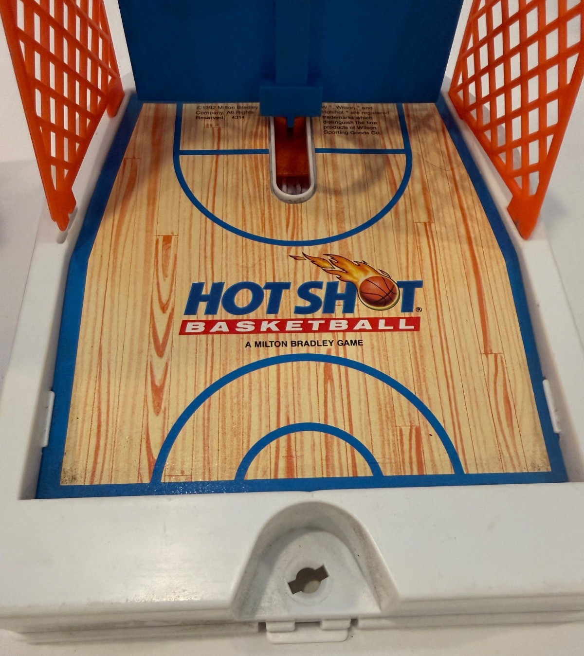 Hot Shot Basketball Milton Bradley Travel Games (Incomplete – no shooter) 1990s