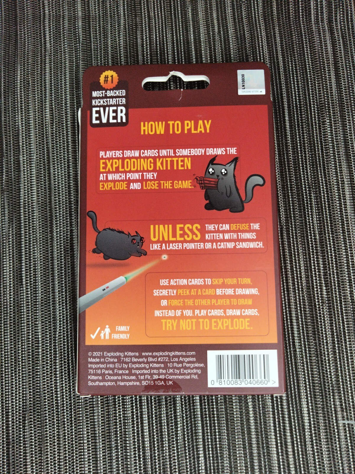 Exploding Kittens 2-Player Edition