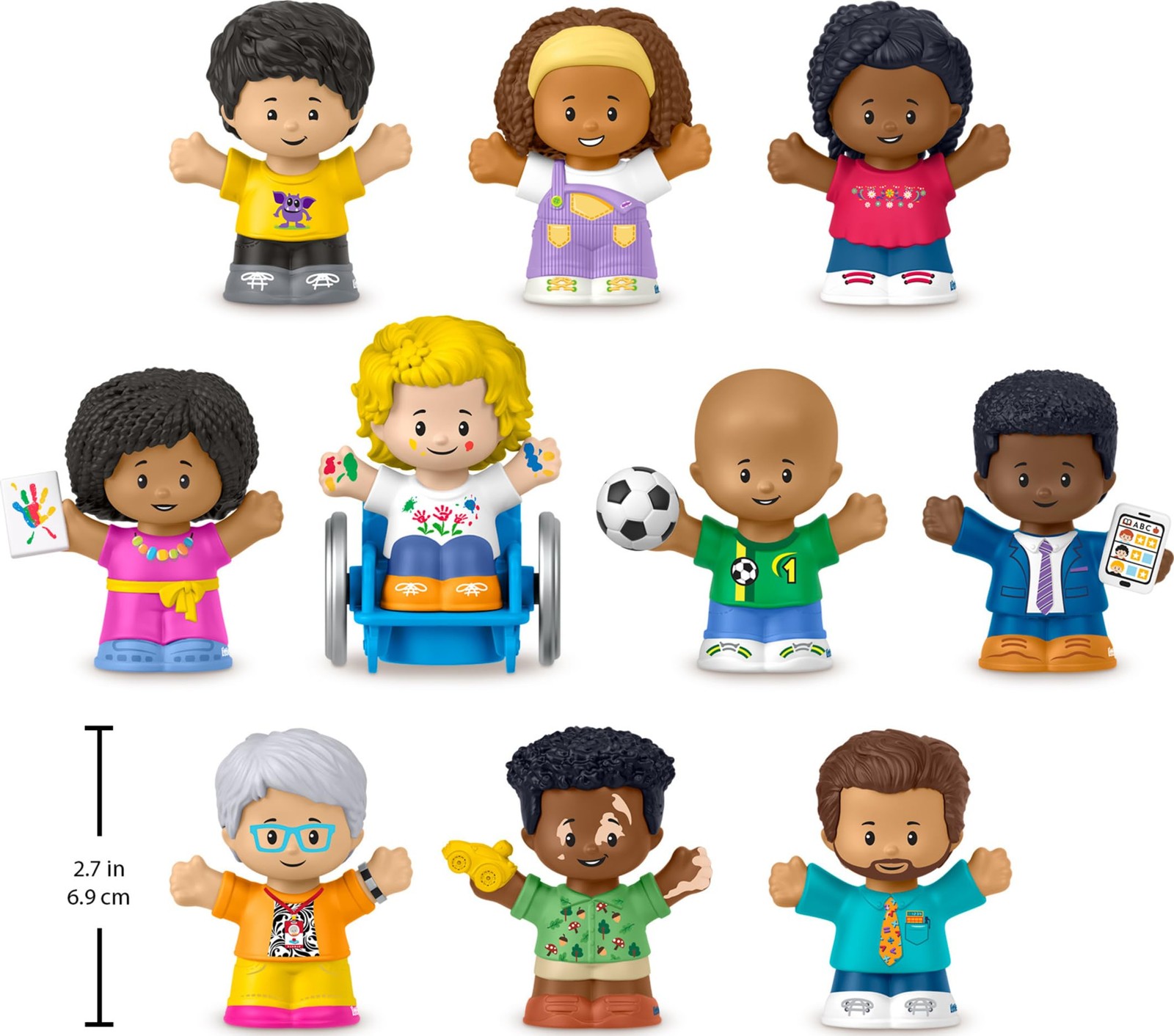 Toddler Toys Little People Classroom 10 Piece Set Fisher Price Play