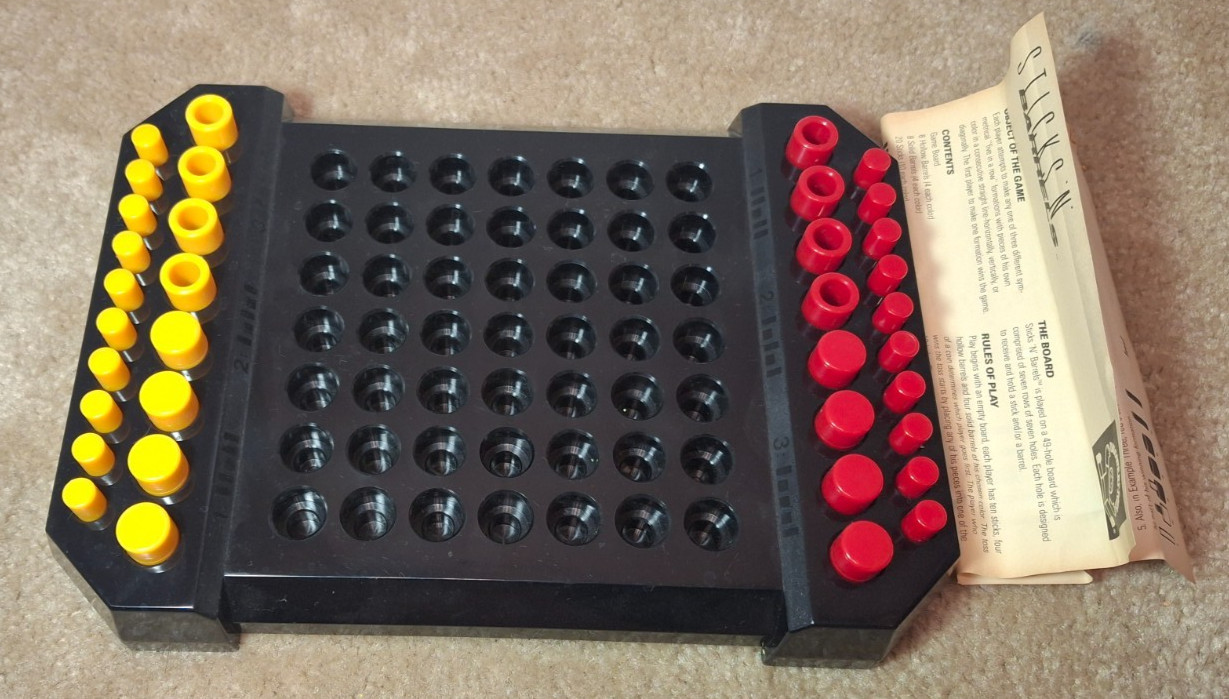 Vintage Game Discovery Toys 1988 Sticks N Barrels challenge retired strategy
