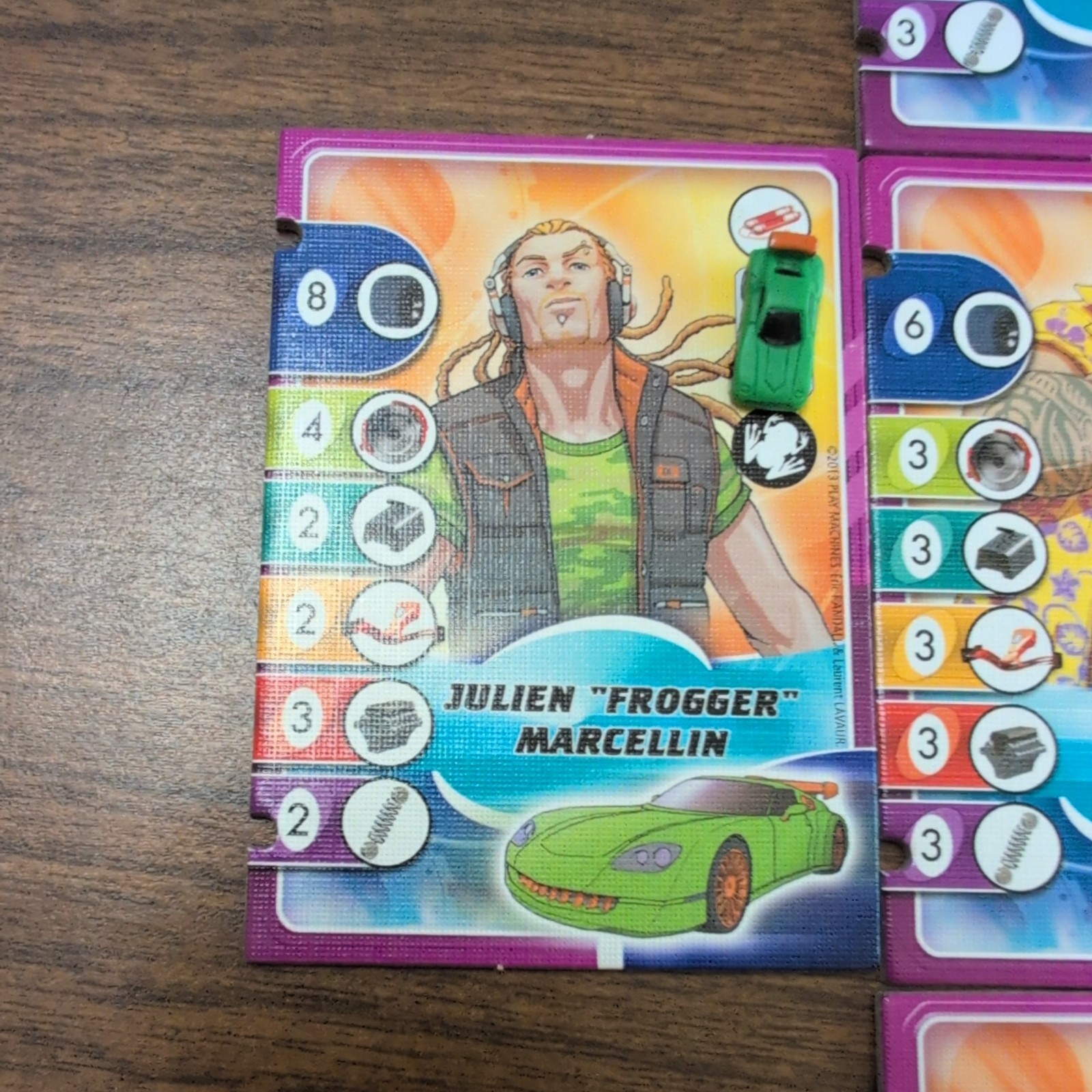 Replacement Drivers and Cars for Formula D Board Game
