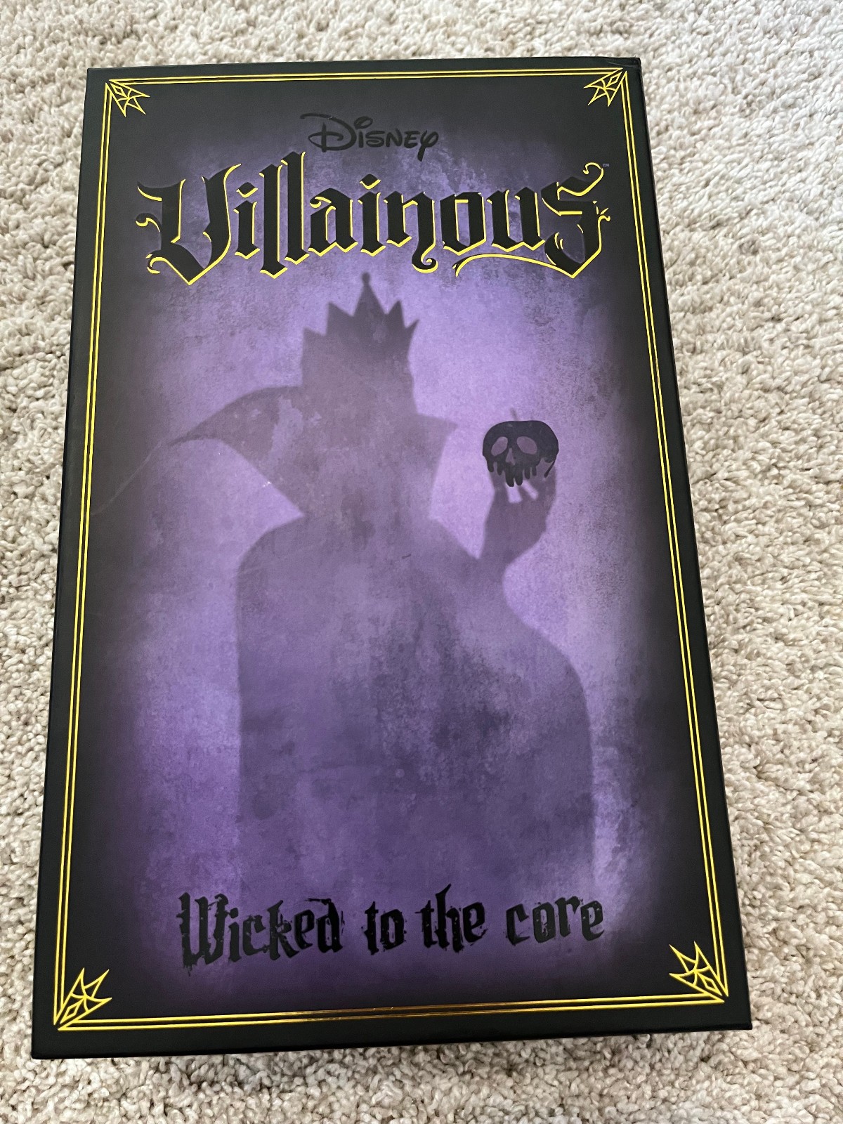 Disney Villainous Wicked to The Core Game Open Box Complete