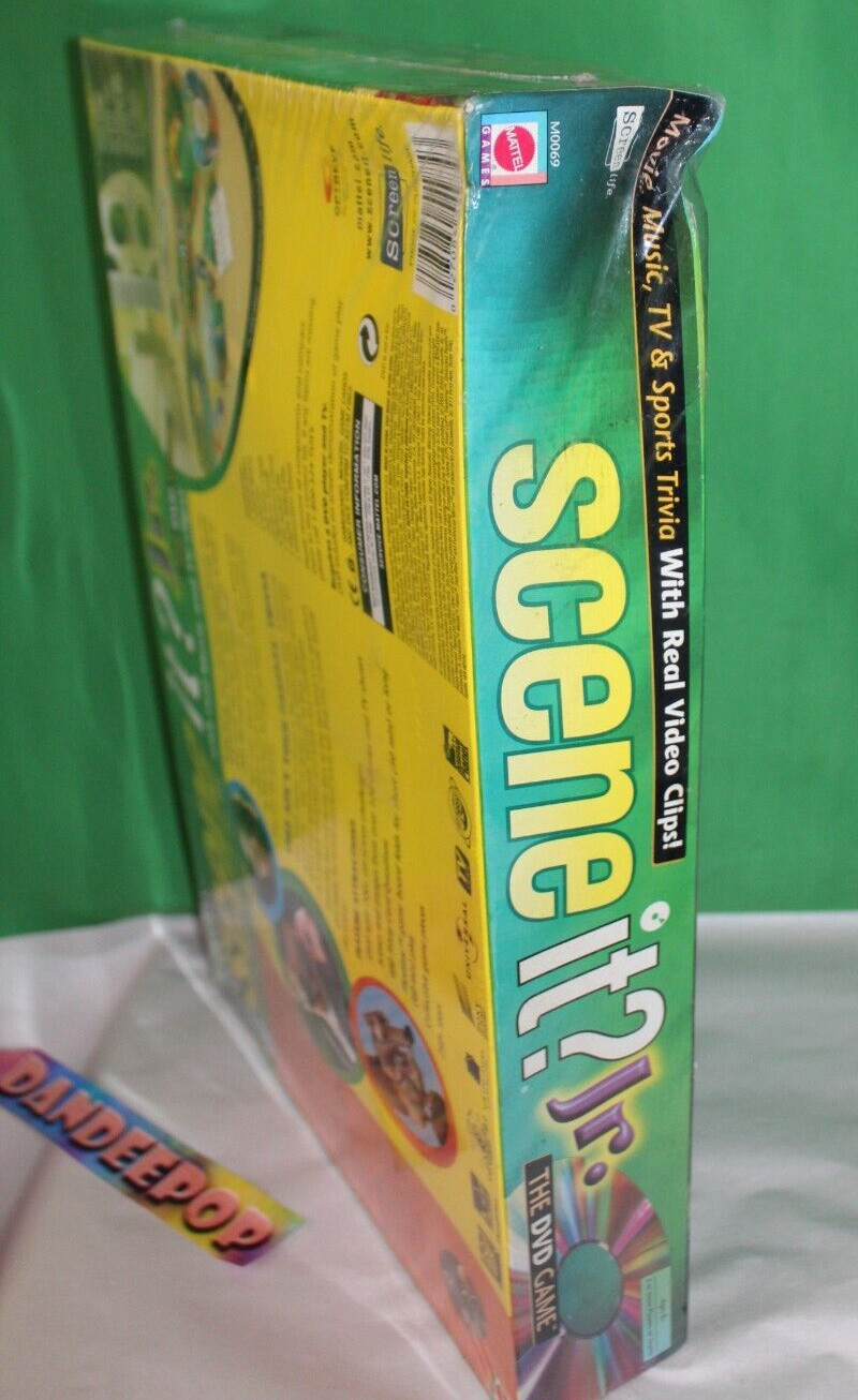 Mattel Screenlife Optreve Scene It? Jr DVD Game Mattel 2007 Sealed
