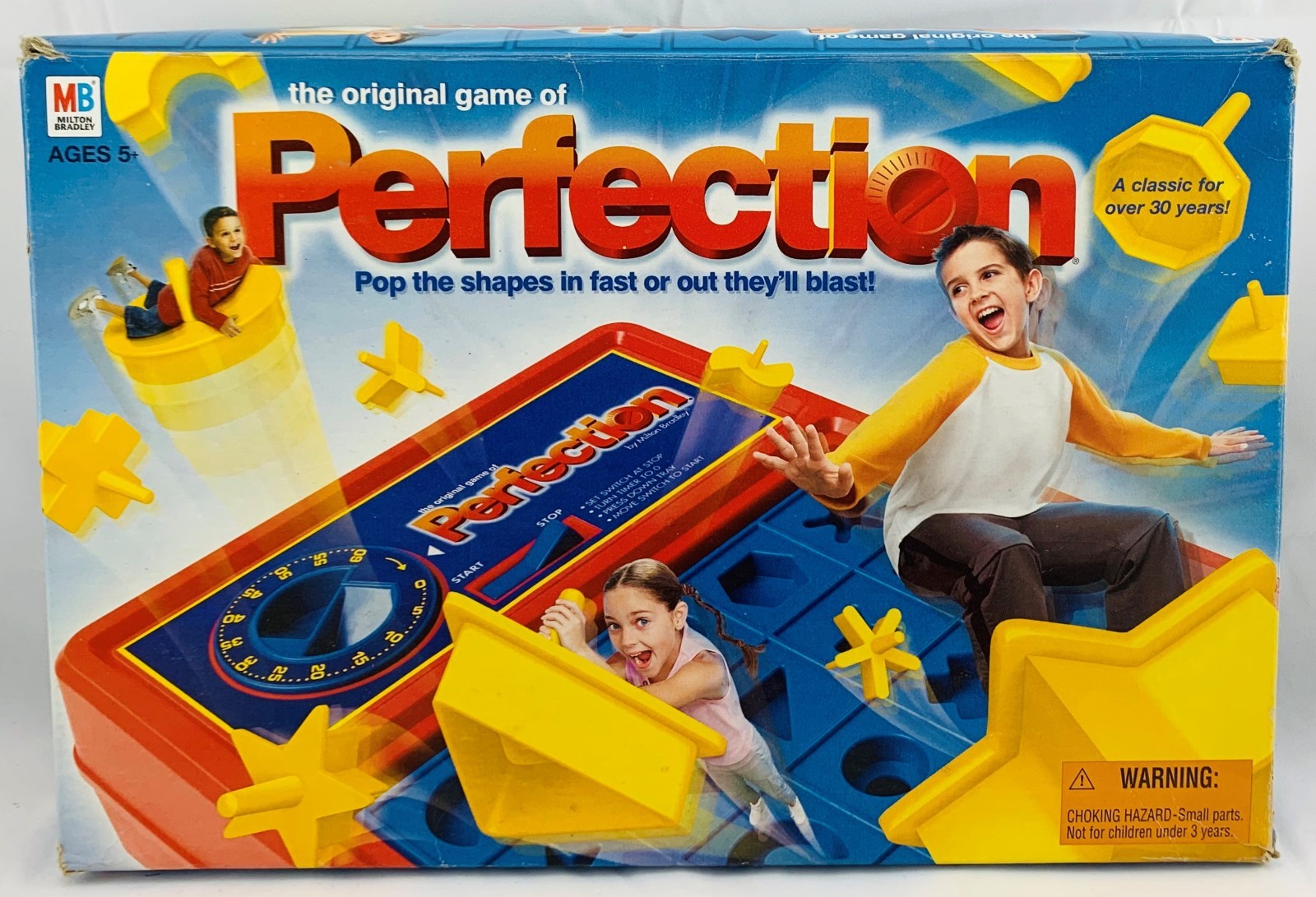 2003 Perfection Game by Milton Bradley Complete, Working in Great Cond FREE SHIP