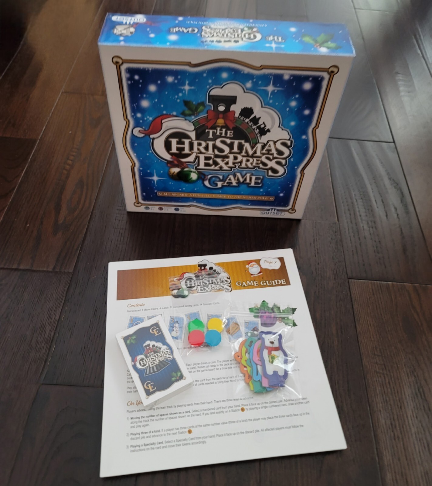 THE CHRISTMAS EXPRESS GAME Board Game COMPLETE GAME 8 Years & Up 2-4 PLAYERS