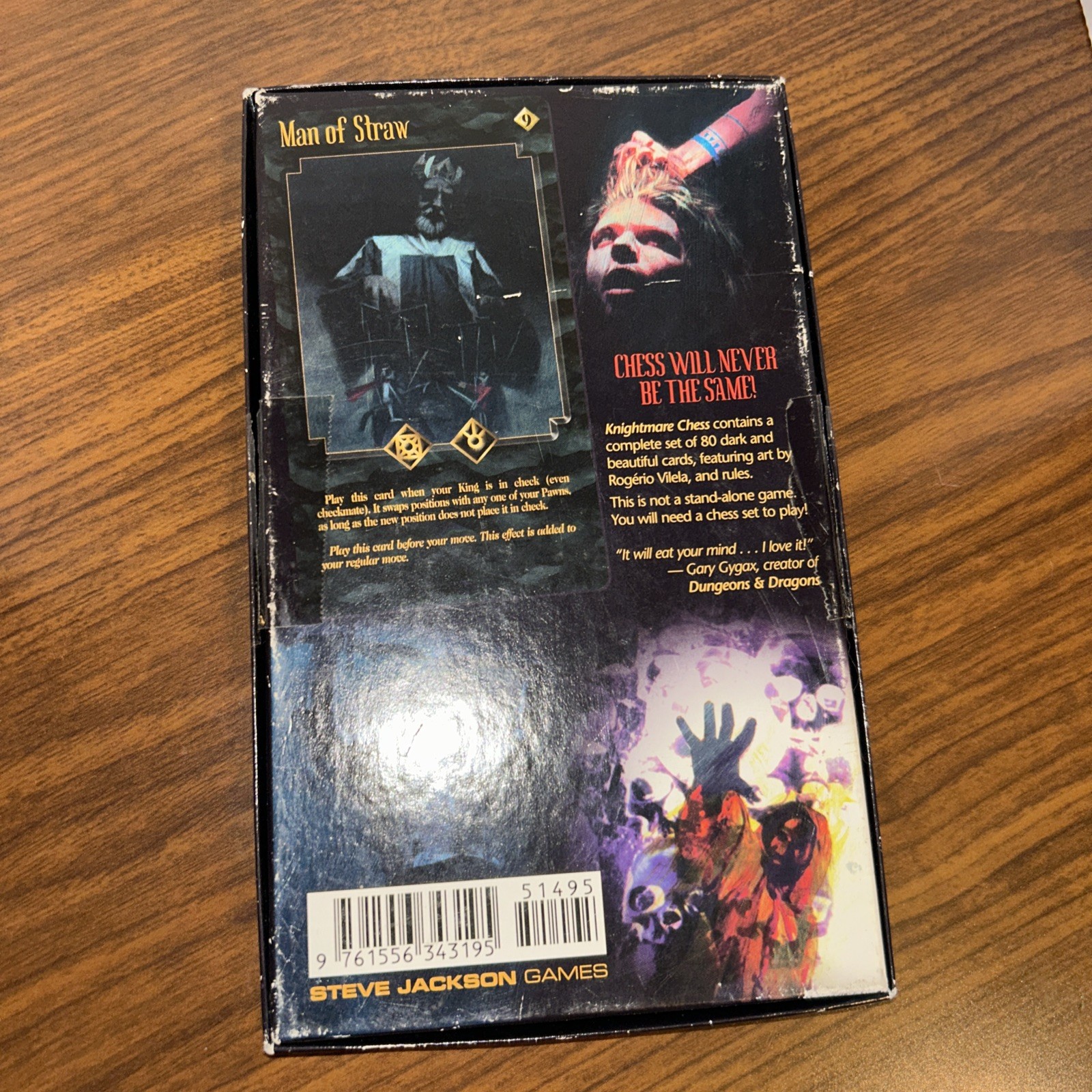 Knightmare Chess English 1st Edition, 1st Printing Steve Jackson Games 1996 1321