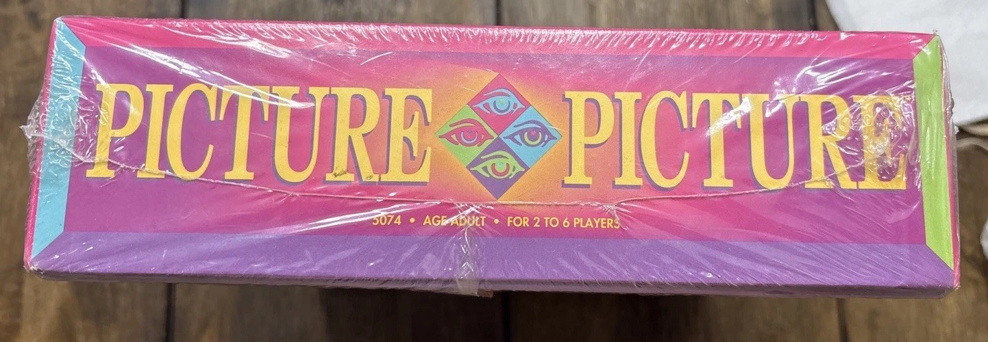 VINTAGE Picture Picture Board Game COMPLETE Golden 1992 New Sealed