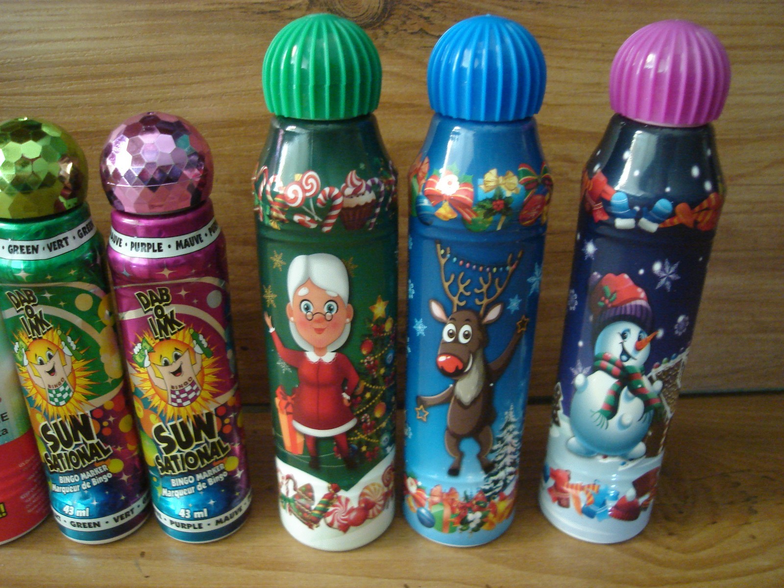 Bingo Daubers are Fever, Christmas, Sun Sational, Dazzle Glitter Ink Lot of 11