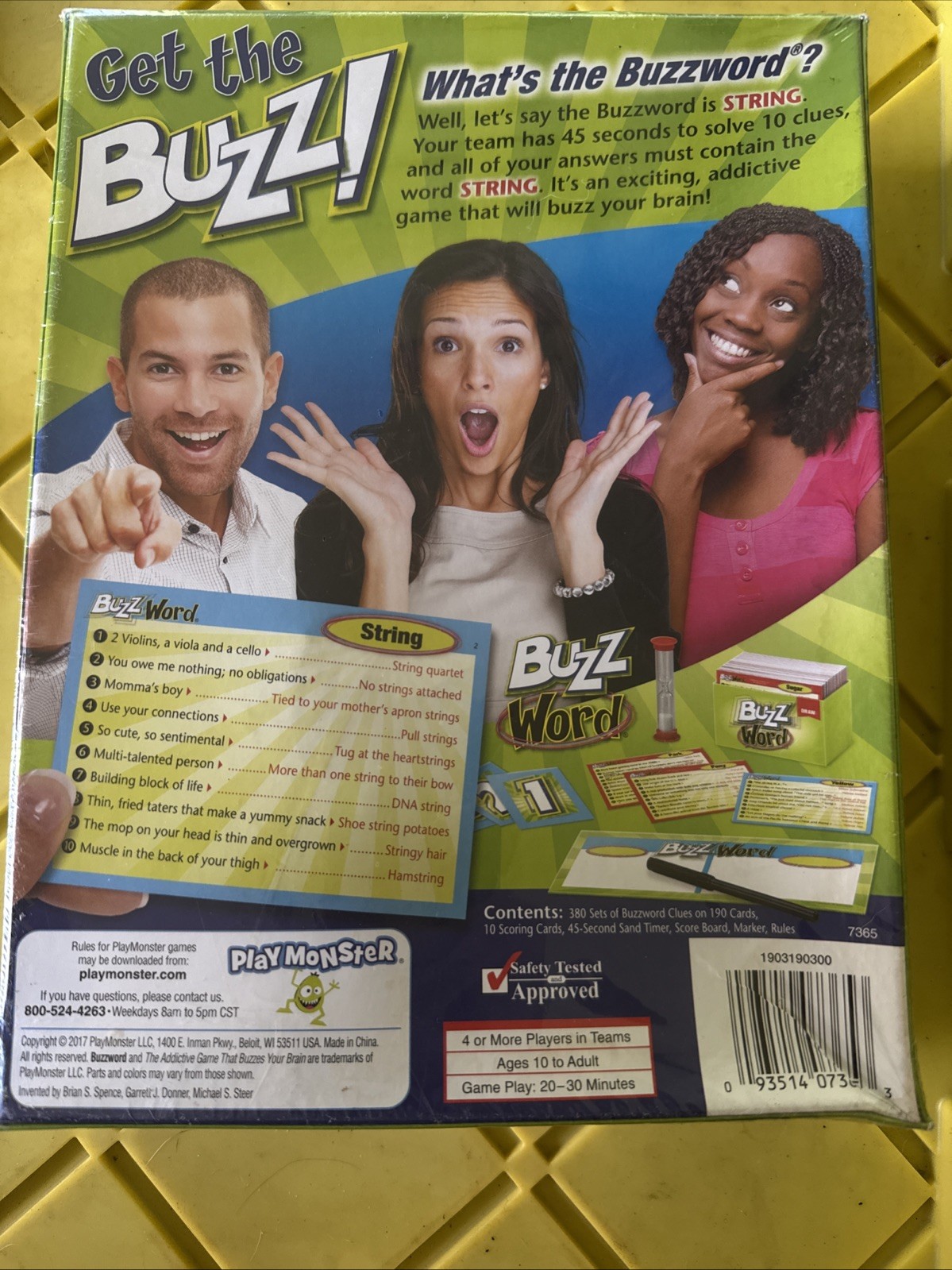 BUZZ WORD Game Family Friends Game Night Fun 2012 Patch Products NEW Sealed