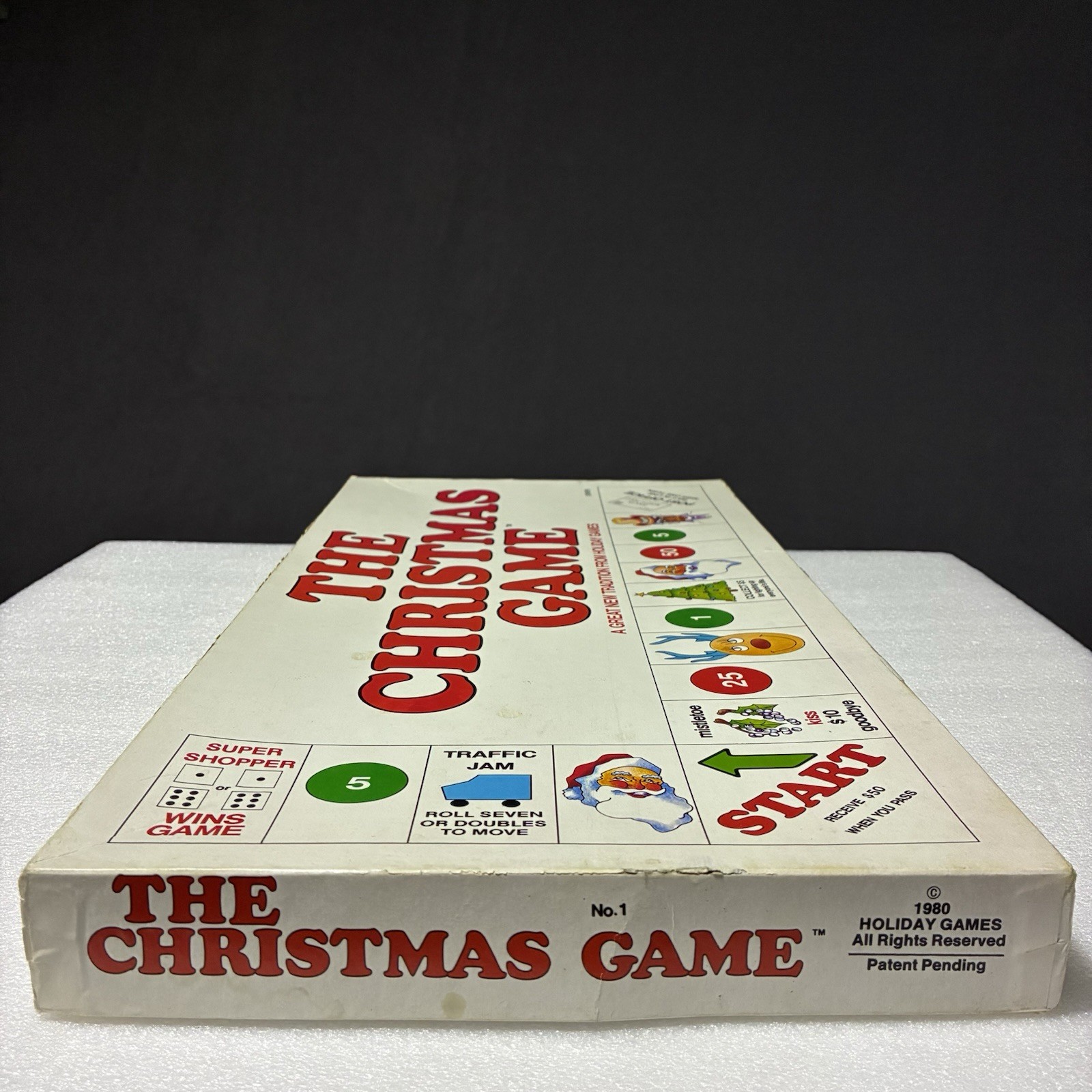 The Christmas Game Vintage Board Game Holiday Games 1980 Rare Good Condition