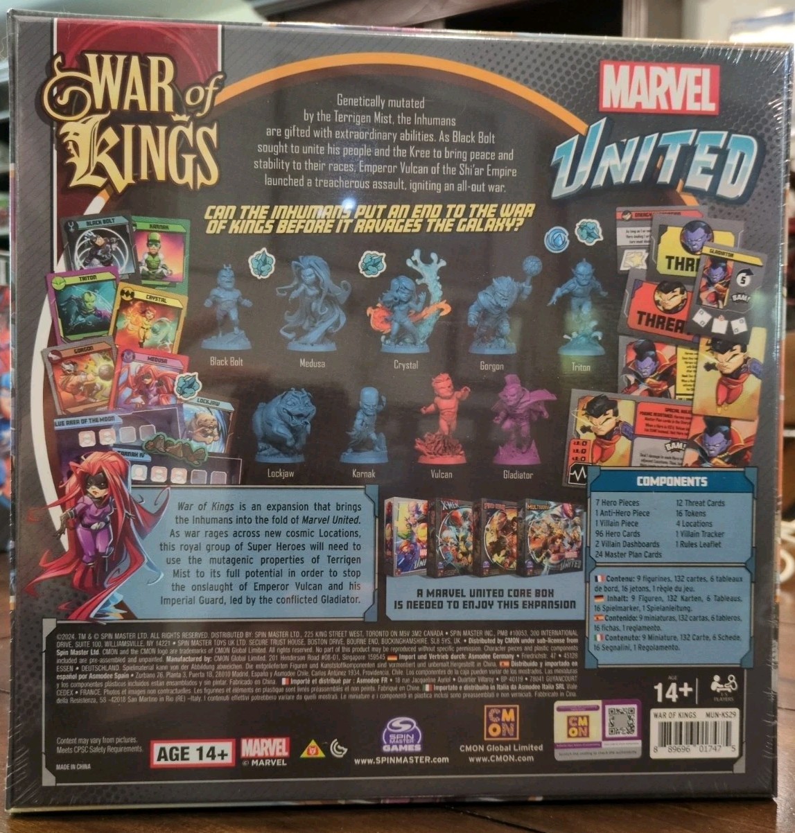 Marvel United Multiverse Kickstarter War Of Kings Expansion, Sealed