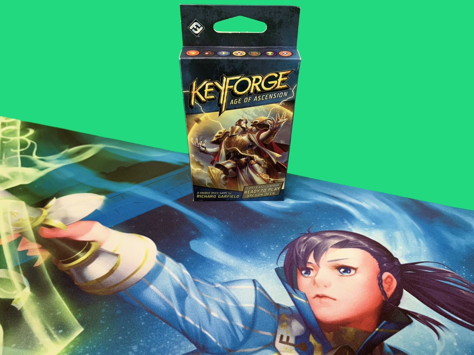 KeyForge: Age of Ascension Archon Decks & Astral Gatekeeper Playmats | 2 Player