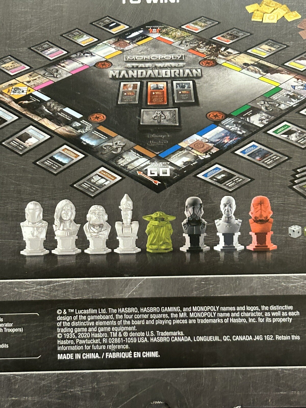 Star Wars The Mandalorian Monopoly Board Game New Sealed Grogu 2020 Edition