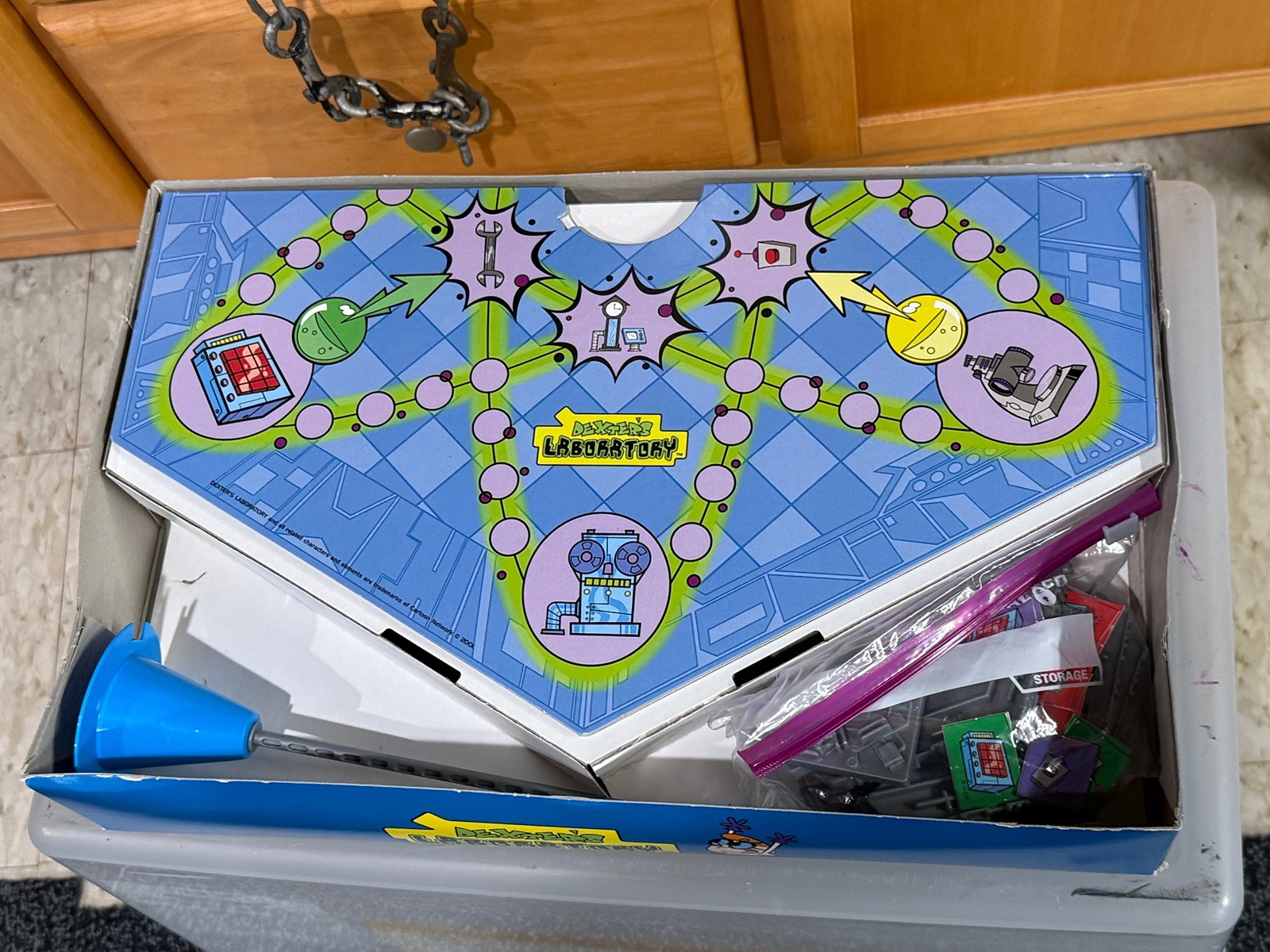 Cartoon Network Dexter’s Laboratory Incredible Invention Vs. Dee Dee Board Game