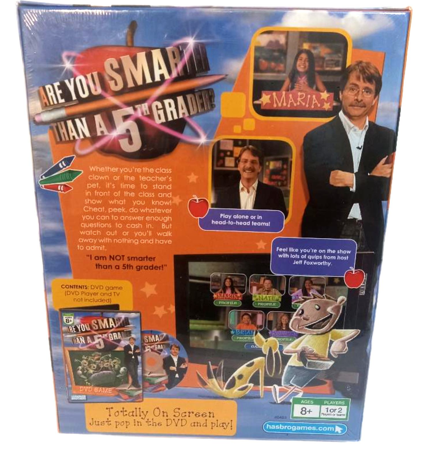 Parker Brothers DVD Game Are You Smarter Than A 5th Grader Family 2007 8 And Up