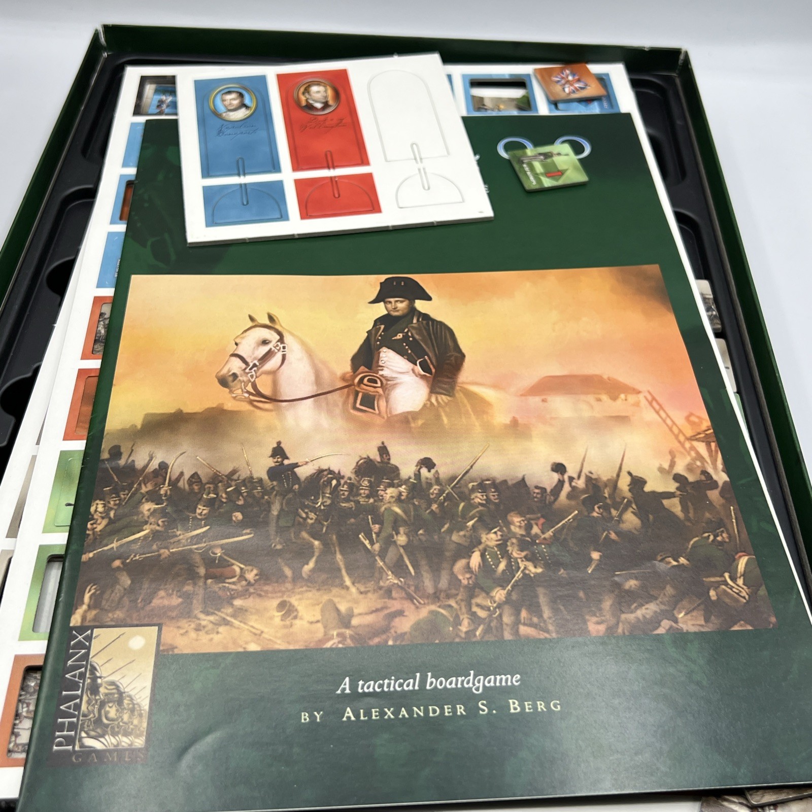 Waterloo Napoleon’s Last Battle Board Game by Alex Berg 2001 Complete In Box!