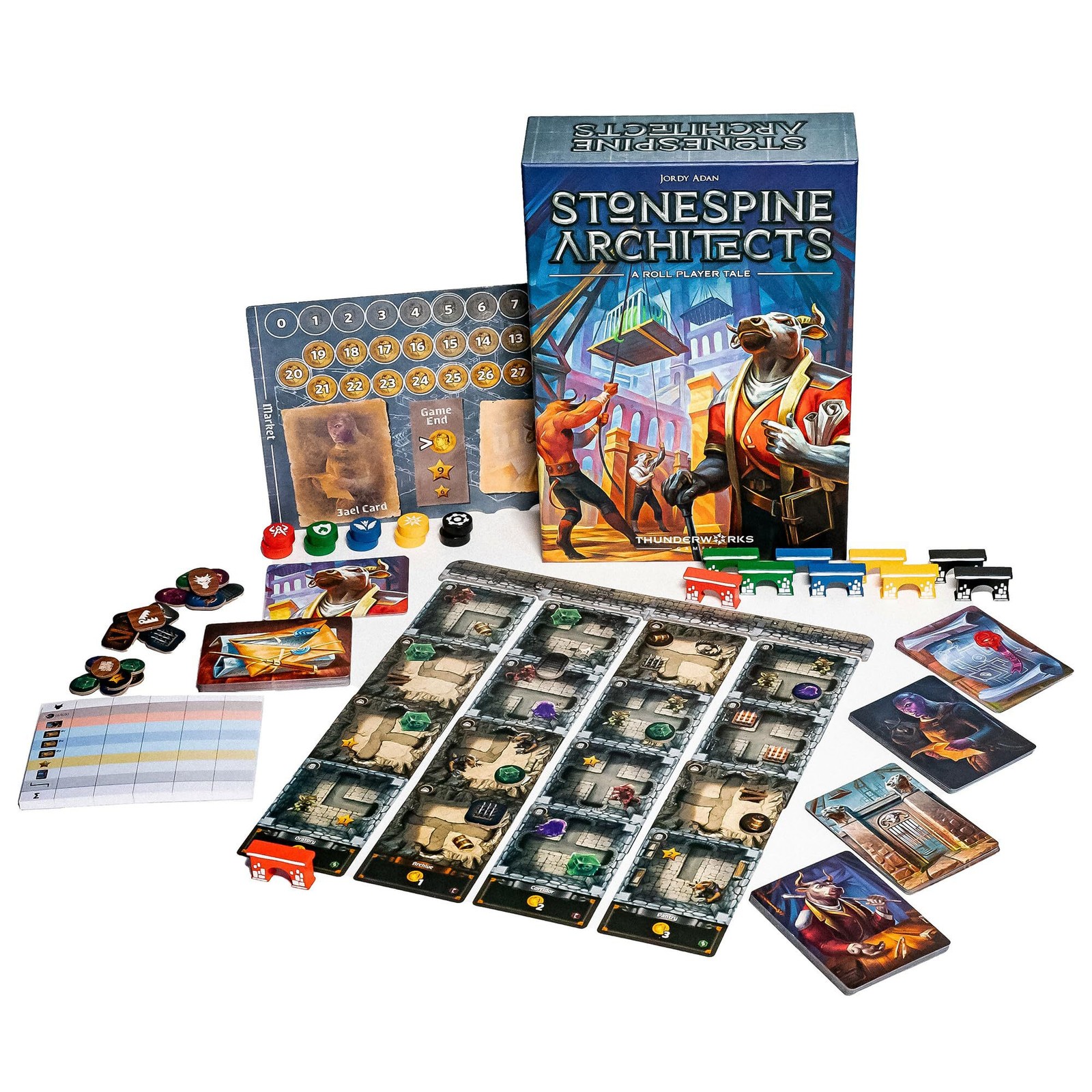 Stonespine Architects Board Game by Thunderworks
