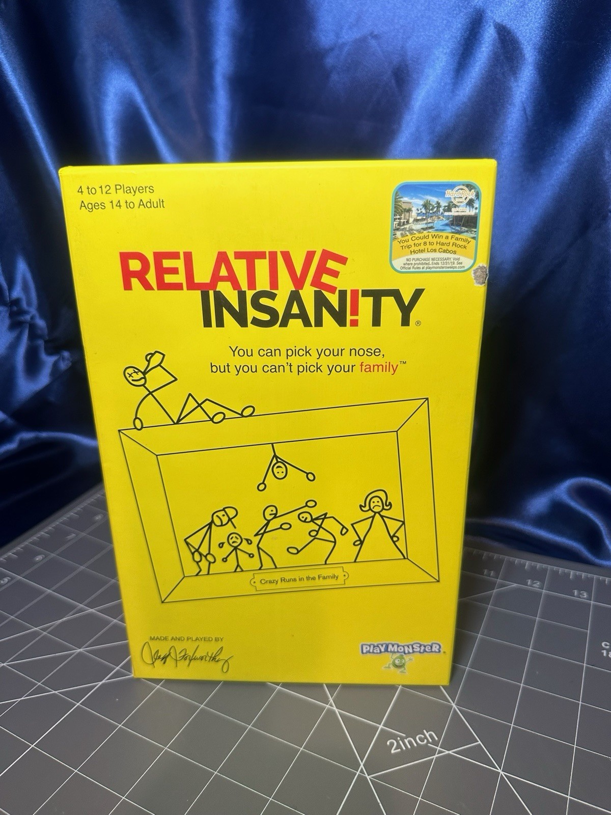 Relative Insanity Game -Jeff Foxworthy- Play Monster 4-12 Players /14+ Years Old