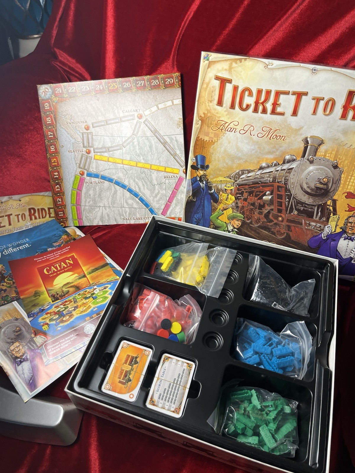 Days of Wonder Ticket To Ride by Alan R. Moon Train Board Game Cards Sealed