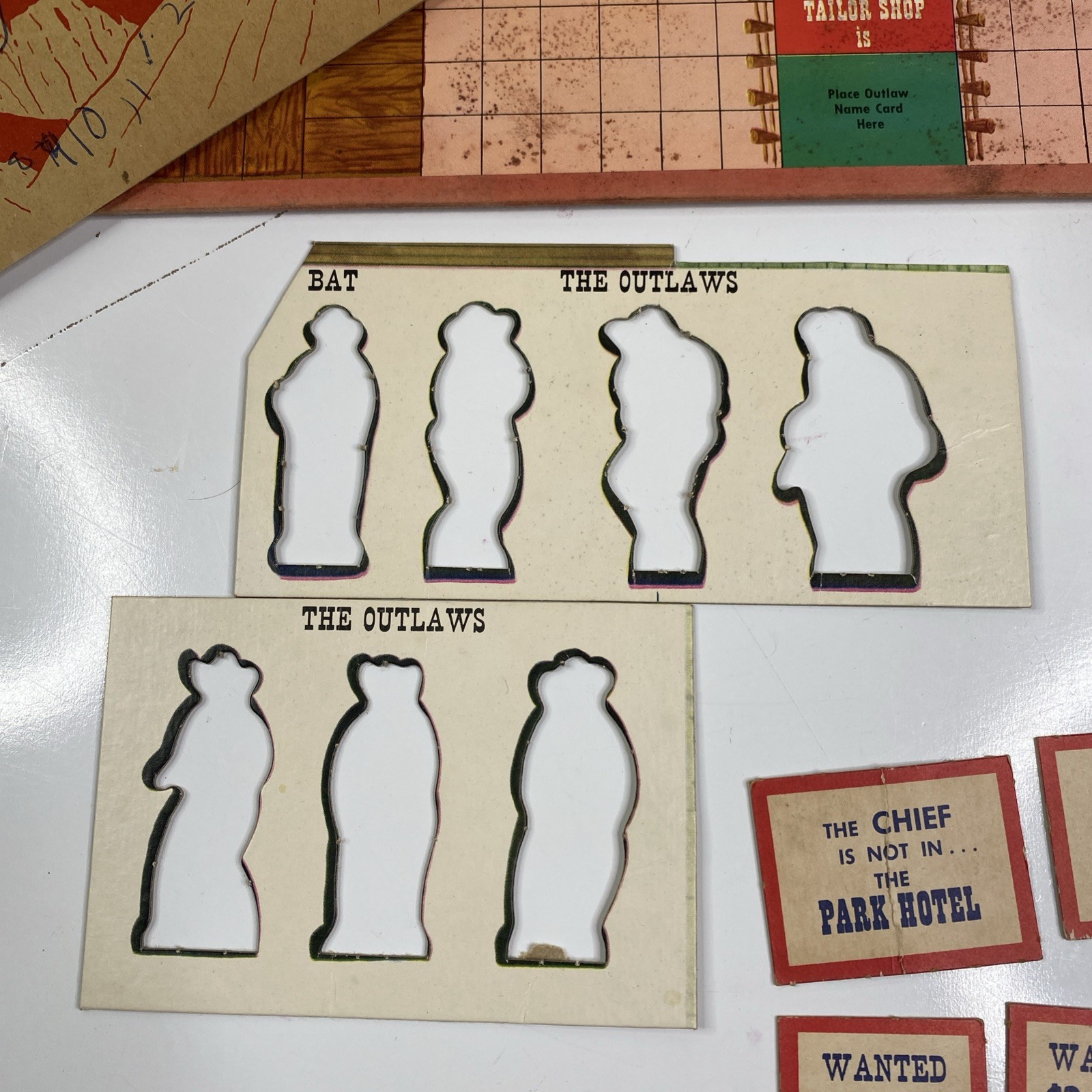 1958 Bat Masterson Board Game by Lowell Complete or Near Complete – See pics
